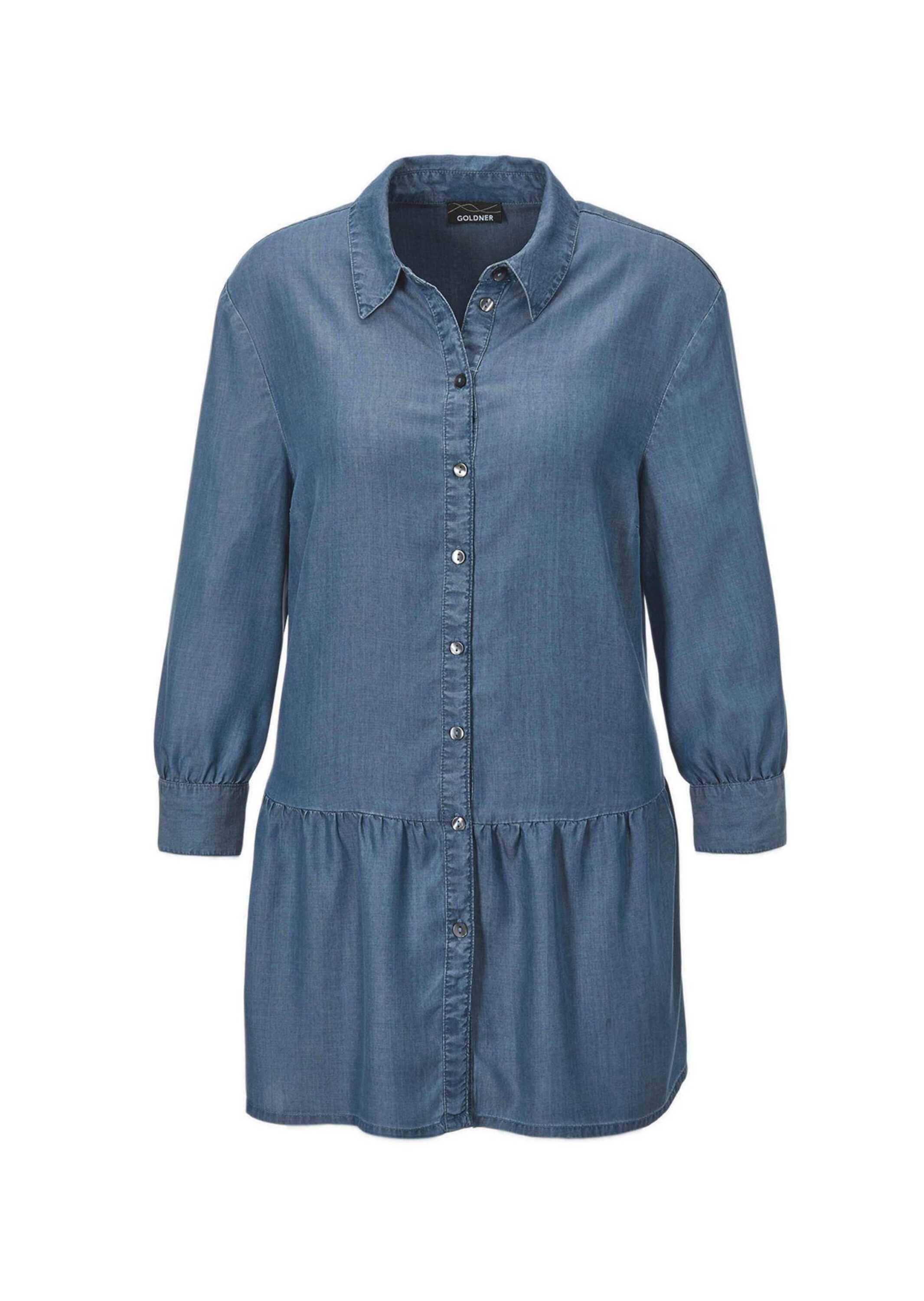 GOLDNER Tunika "Kurzgröße Locker fallende Tunikabluse, angenehm" Ohne günstig online kaufen