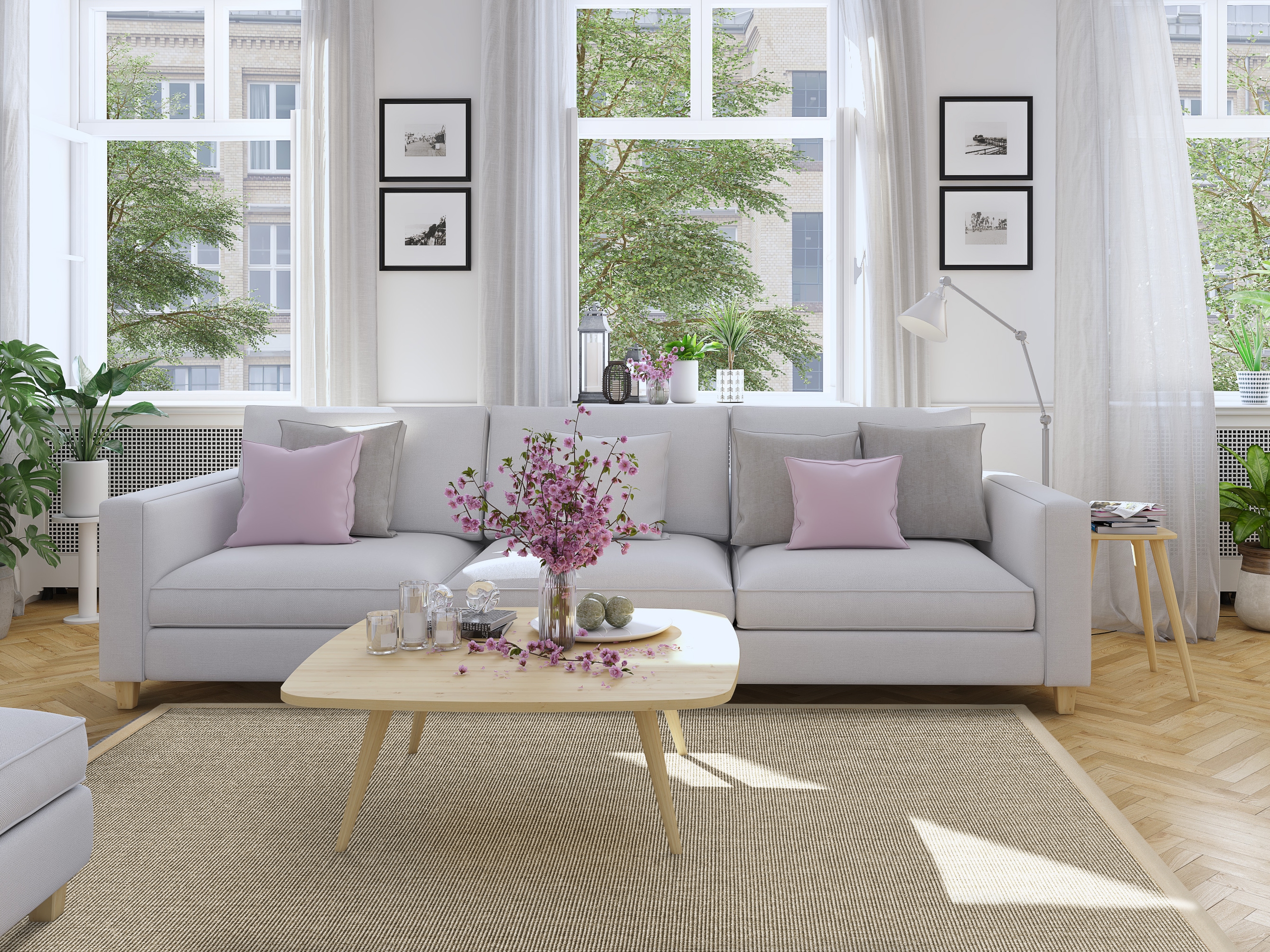 Sisalteppich DEKOWE "Mara S2 mit Bordüre Spezial", beige (champagner, meliert), B:250cm H:5mm L:350cm, Sisal, Teppiche, Sisalteppich, 100% Sisal, auch als Läufer, Wohnzimmer