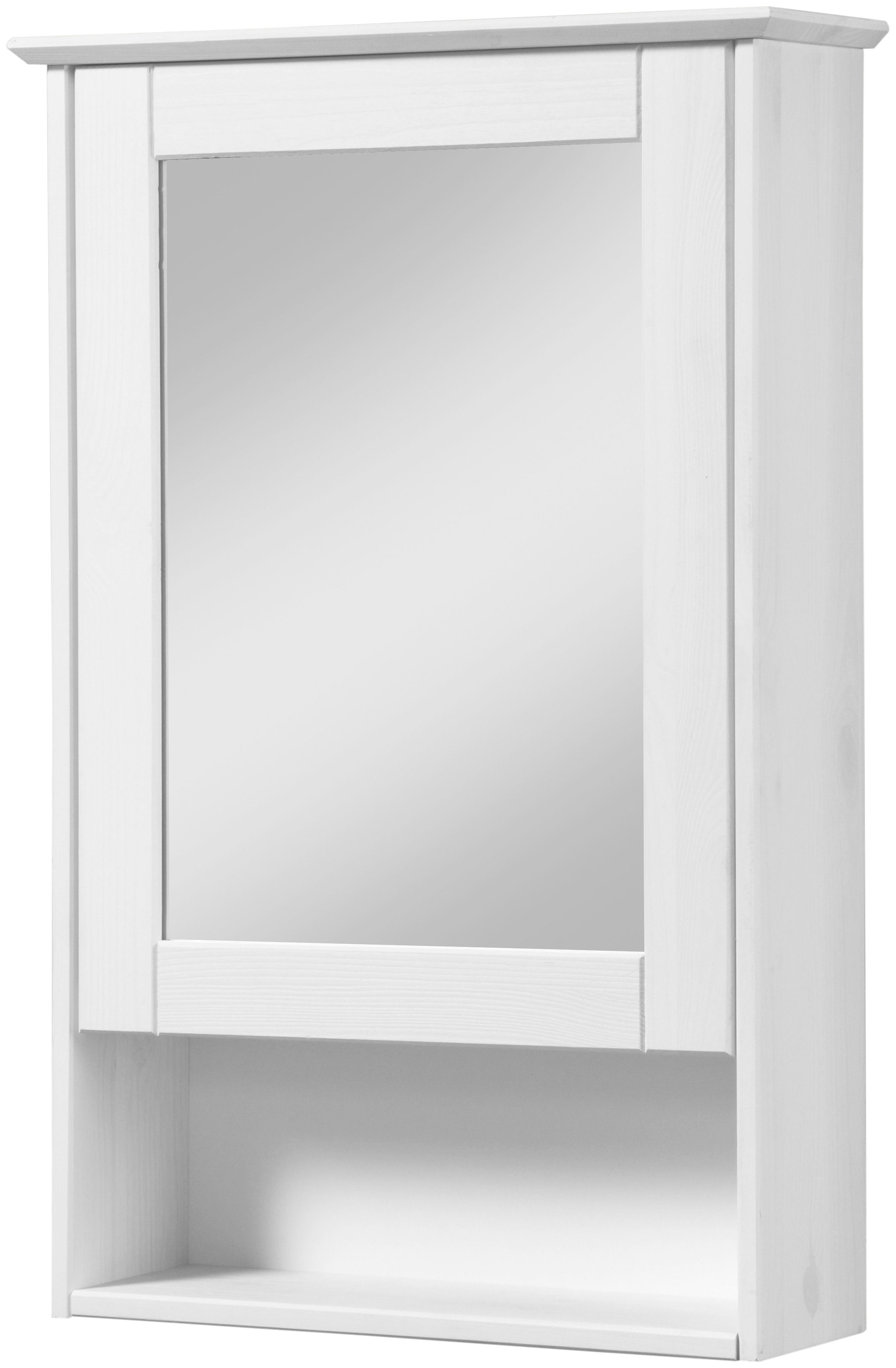 Preisvergleich für welltime Spiegelschrank Spiegeltüren, Venezia Ladendirekt Breite Landhaus, Farbe mit | Weiß cm, cm, 42 BxHxT der 42x13x68 in