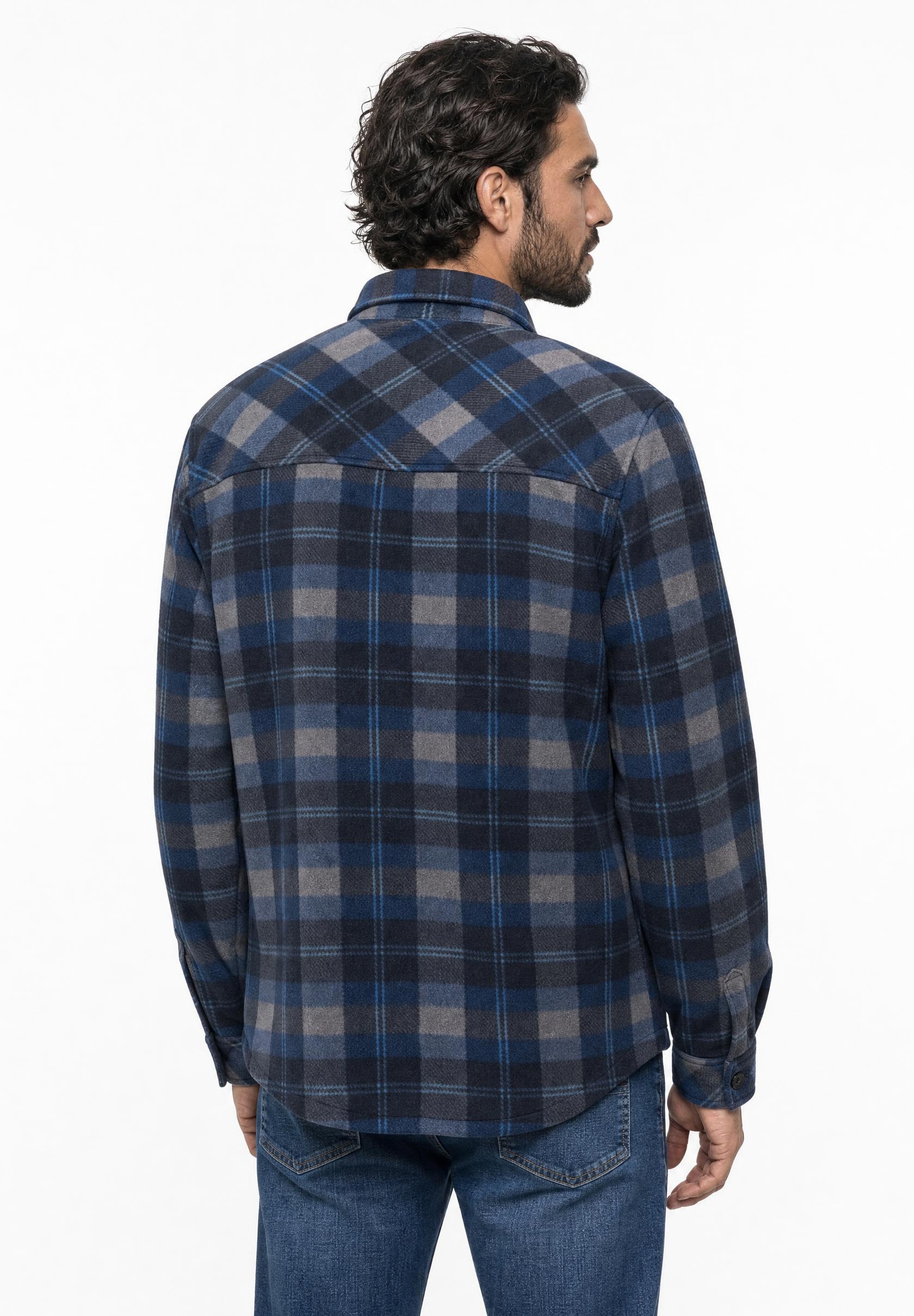 STREET ONE MEN Outdoorjacke ohne Kapuze mit Fleece innen