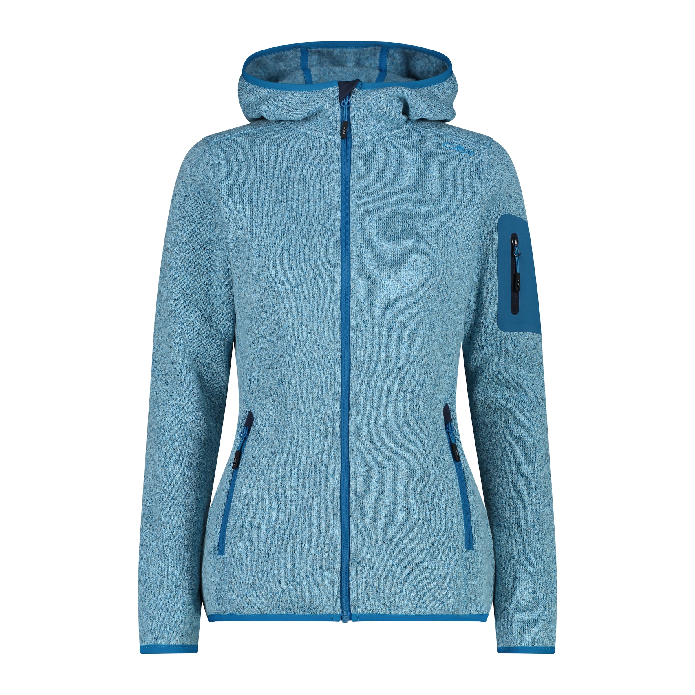 CMP Fleecejacke »WOMAN JACKET FIX HOOD«, mit Kapuze