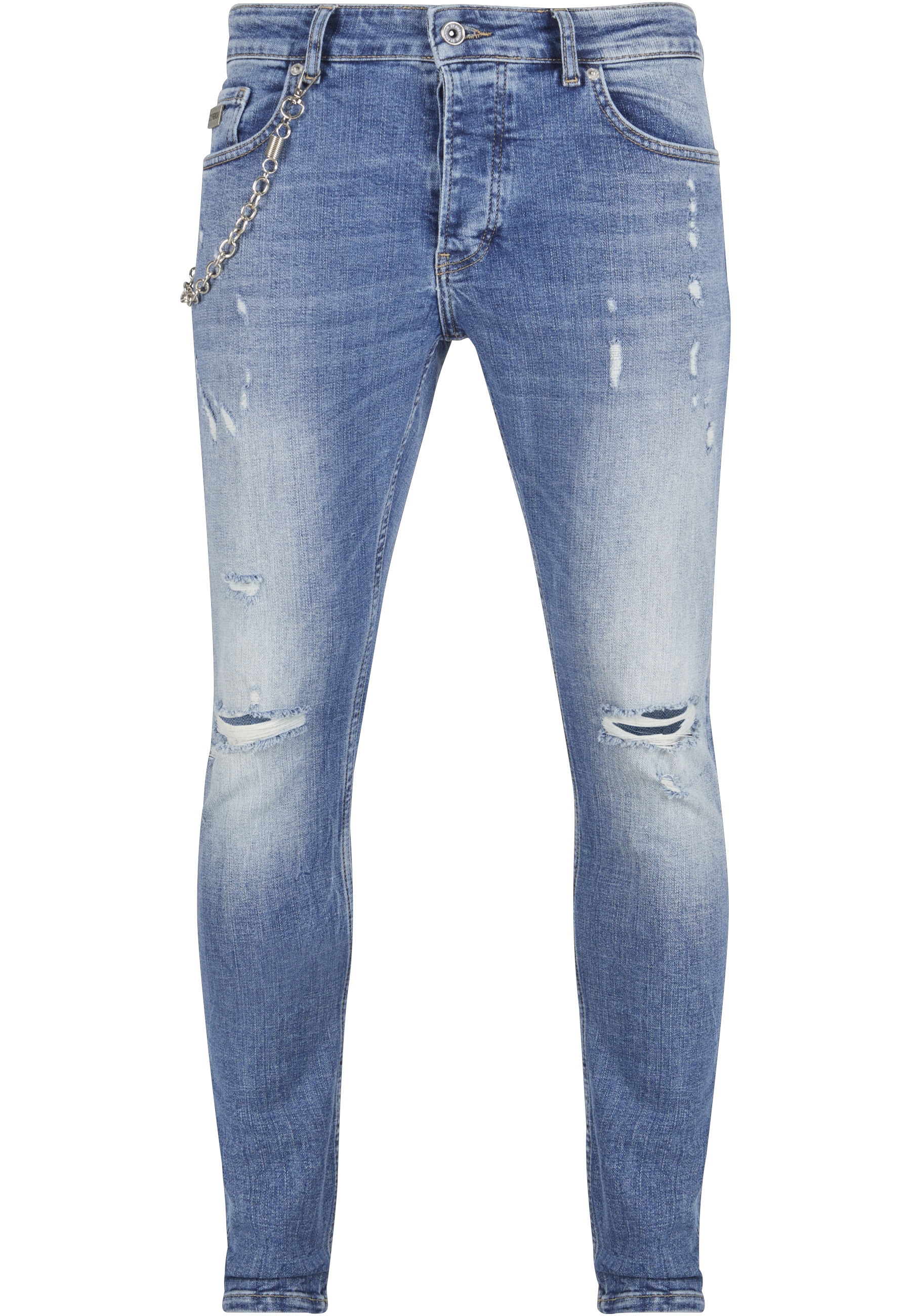 2Y Premium Bequeme Jeans "2Y Premium Herren 2Y Skinny Fit Destroyed Jeans" günstig online kaufen