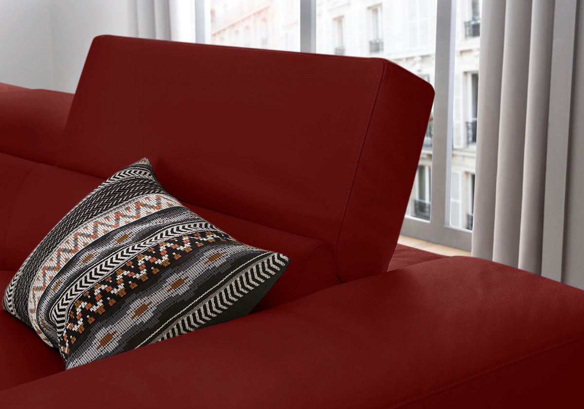 Thumbnail - W.SCHILLIG Ecksofa "piedroo, Designsofa mit tollem Sitzkomfort, bequem und elegant, L-Form", Kopfteilverstellung, wahlwe...