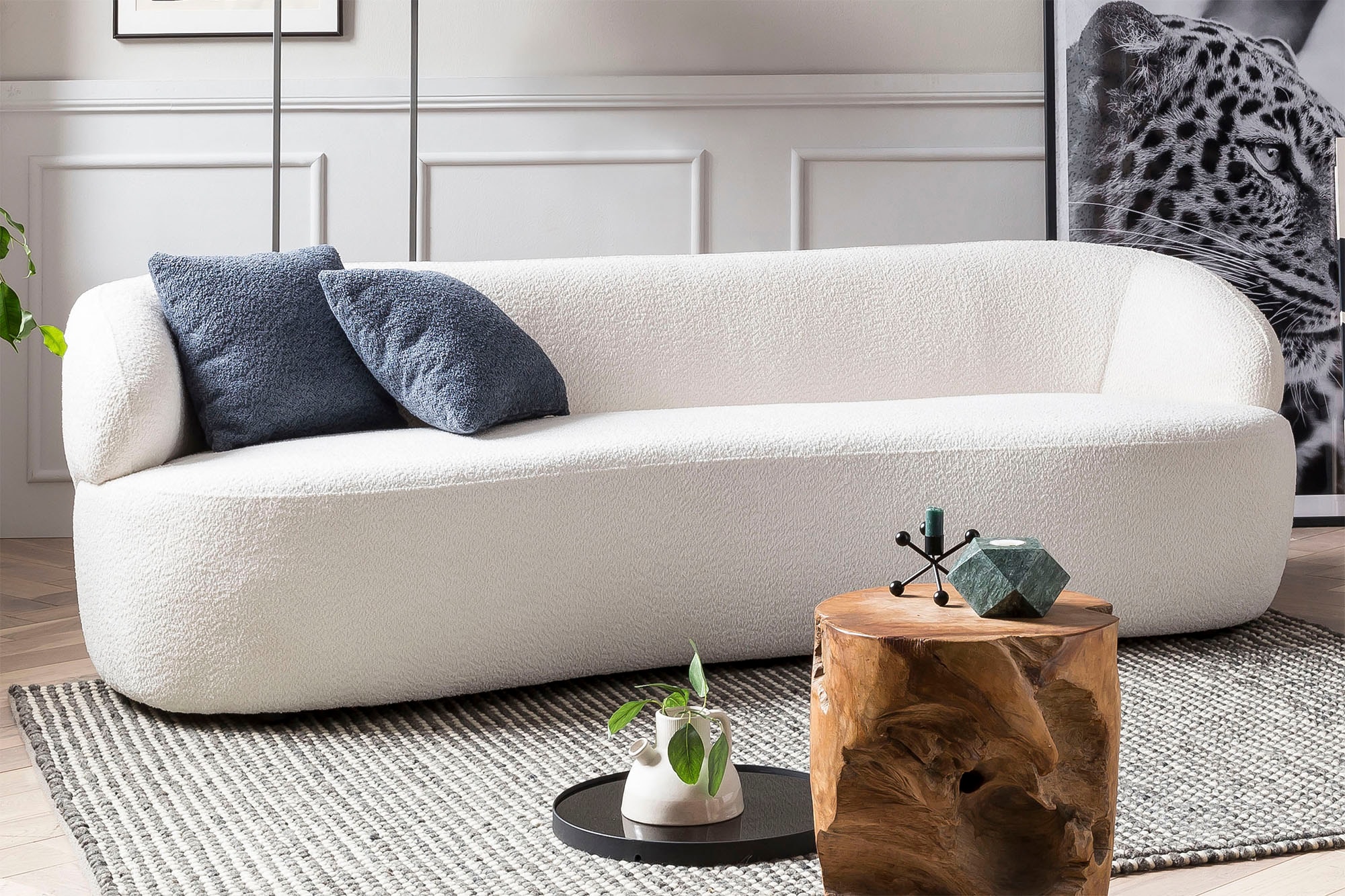 SalesFever 3-Sitzer "Stilvoller 3-Sitzer für Ihr Zuhause" organisch geformt günstig online kaufen