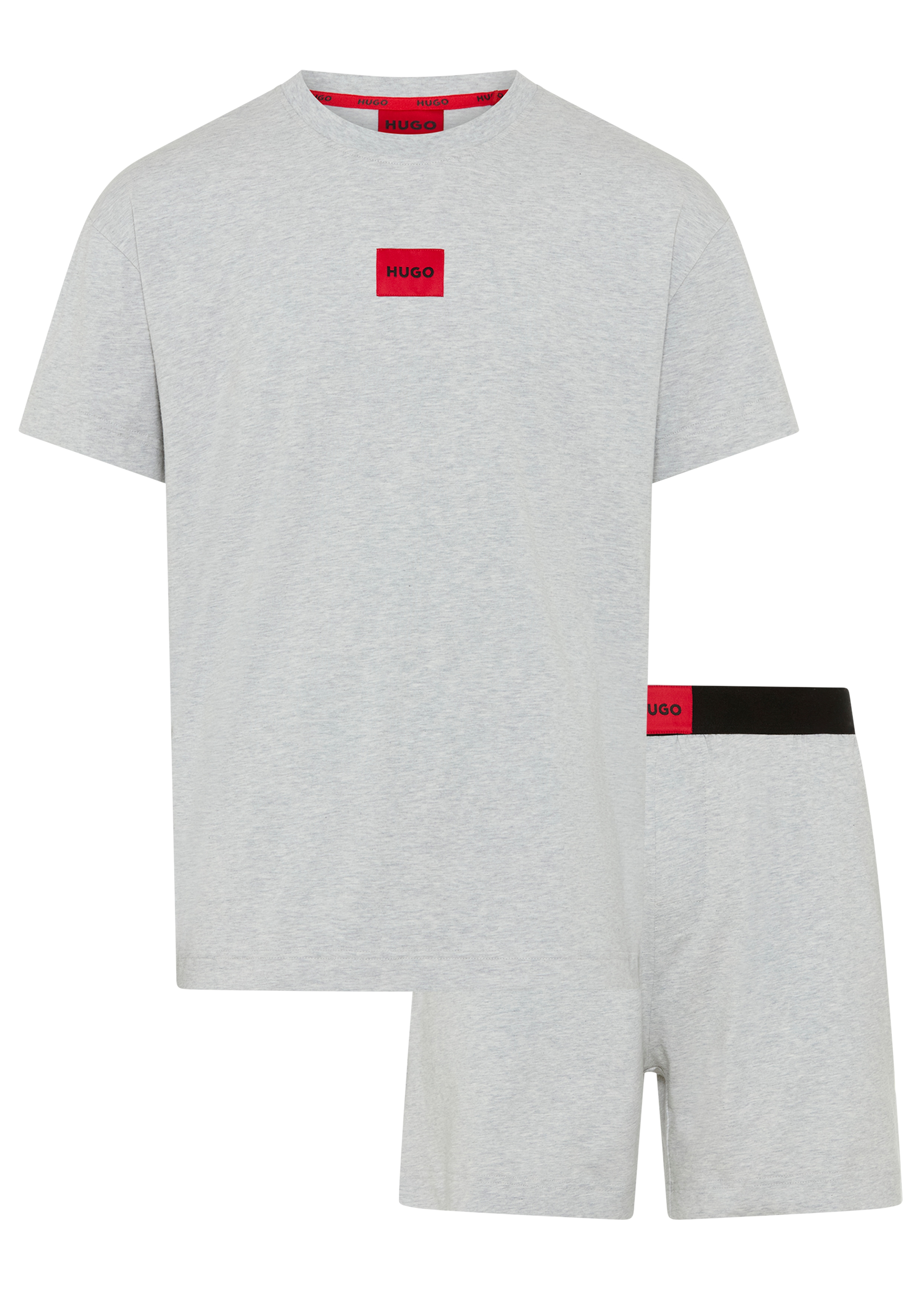 HUGO Underwear 1100000002199 "GALAXY SHORT SET" Set, 2 mit HUGO-Aufnäher, Stretch-Baumwolle, Regular Fit