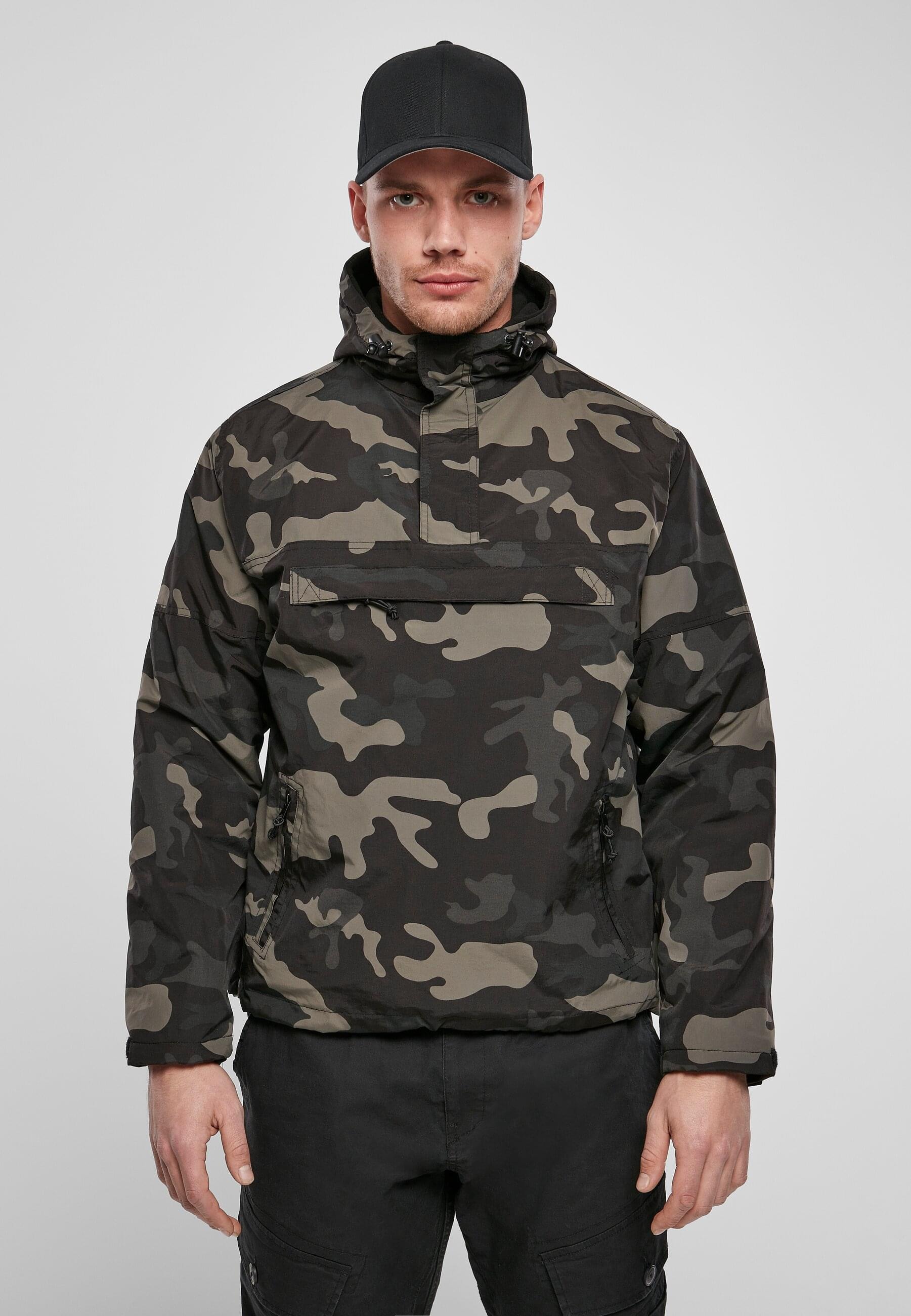 Brandit Anorak »Brandit Herren Fleece Pull Over Windbreaker«, (1 St.), mit Kapuze