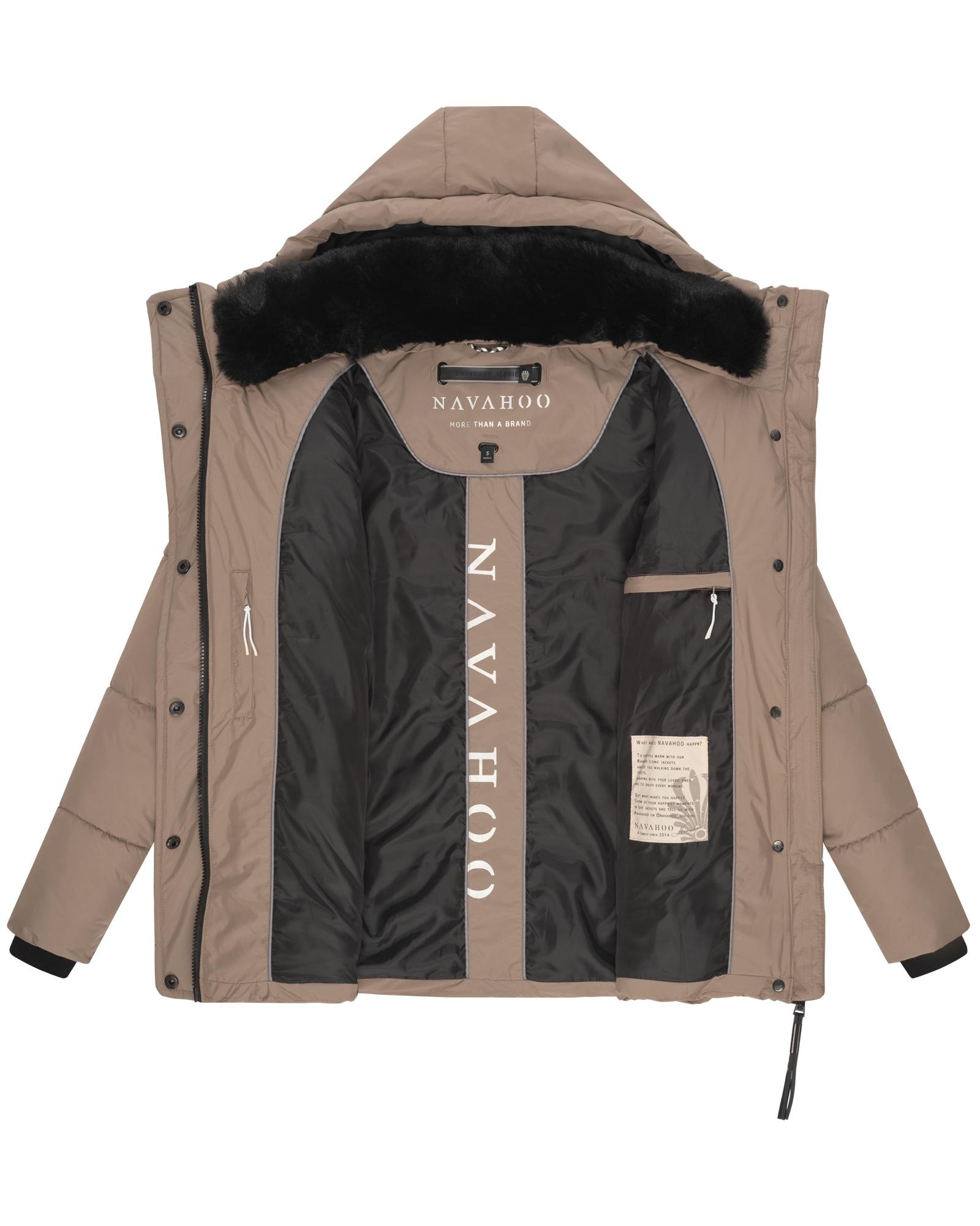 Navahoo Steppjacke »Sag ja XIV«, mit Kapuze, Warme gesteppte Winterjacke mit Kapuze