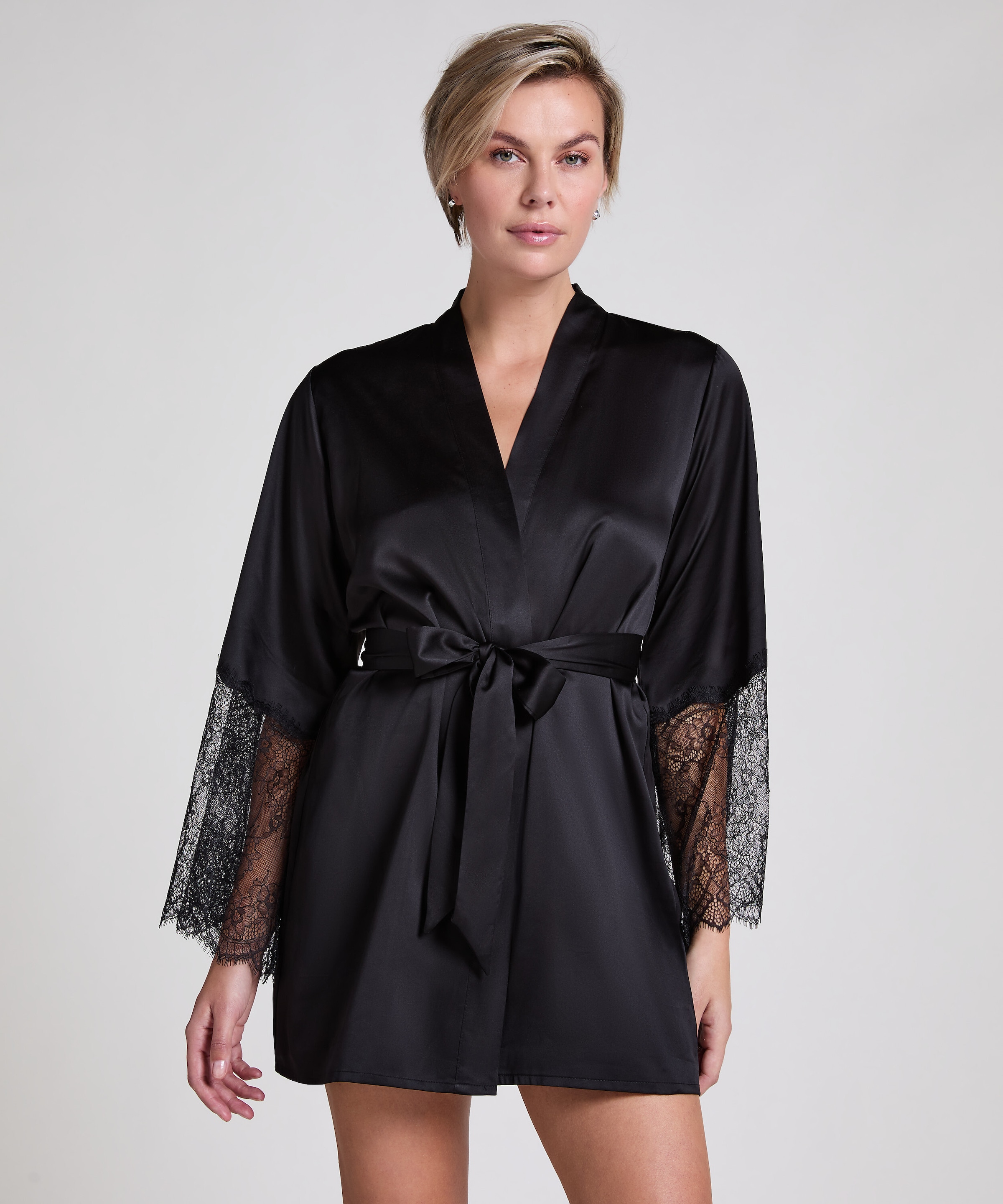 Hunkemöller Bademantel "Satin Kimono" günstig online kaufen