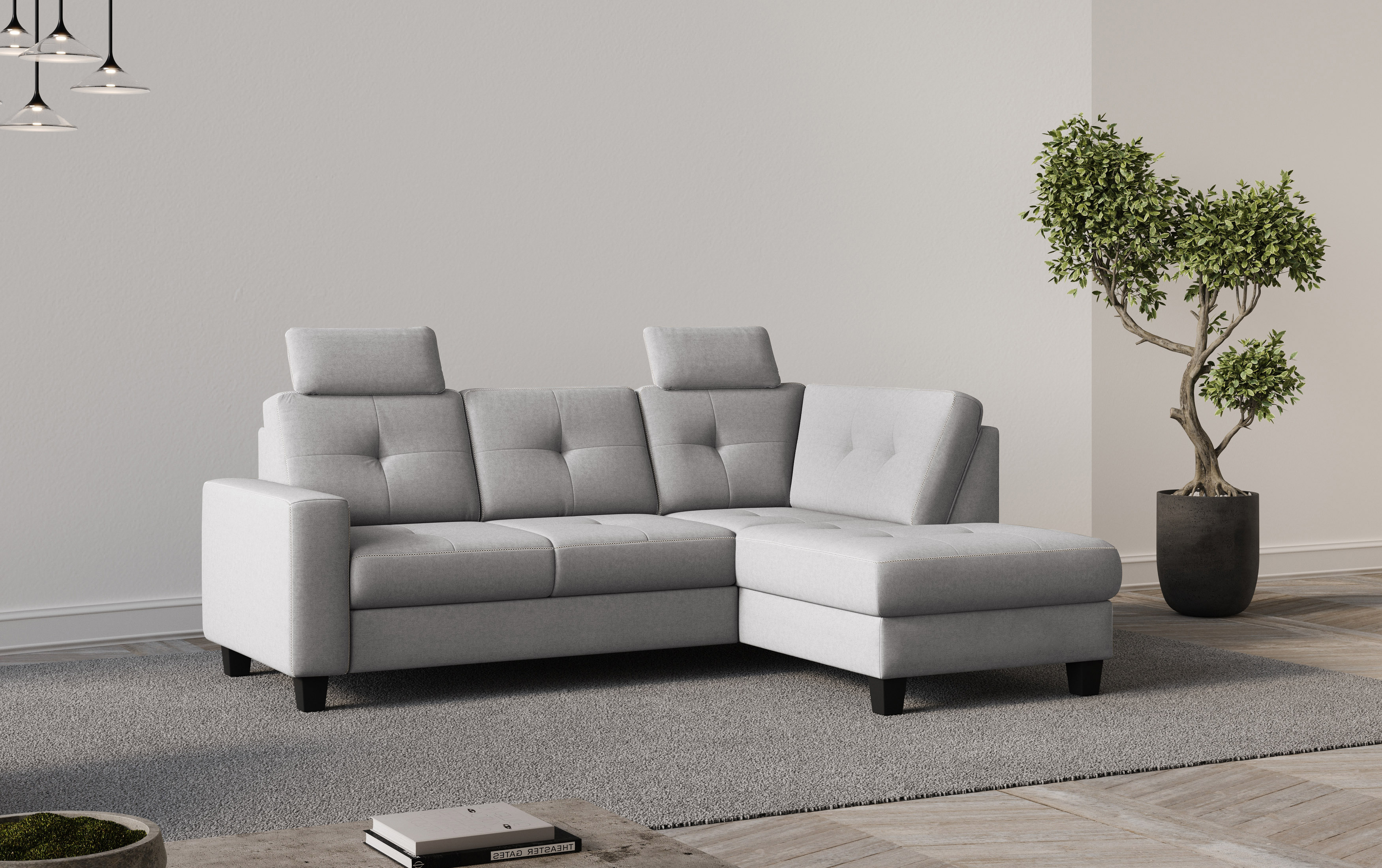 OTTO home Ecksofa "Varese" wahlweise mit Schlaffunktion und Bettkasten