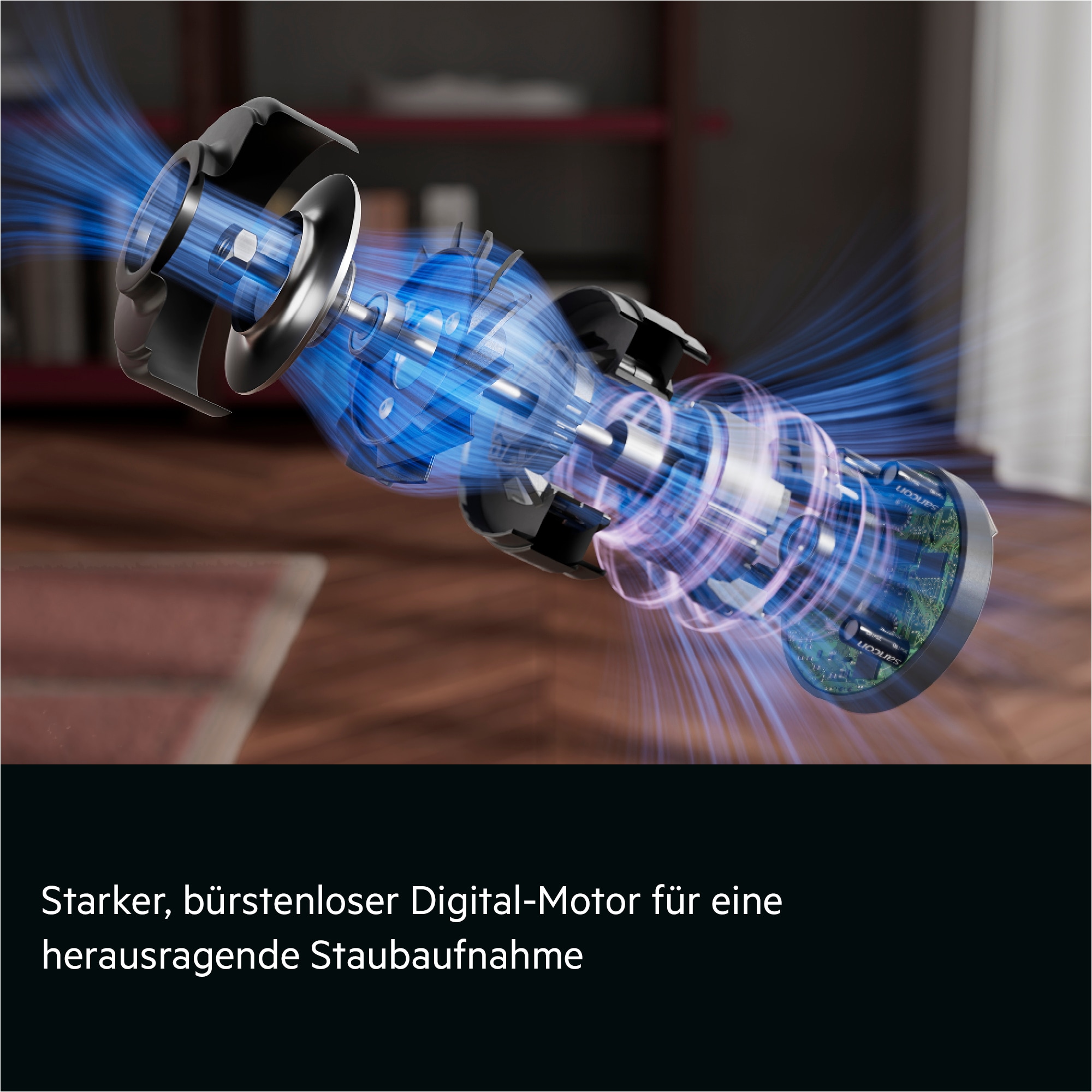 AEG Akku-Stielstaubsauger »AP51UH18ST« Extra stark, leicht & kabellos – keine Haarverwicklung, bis 50 Min.