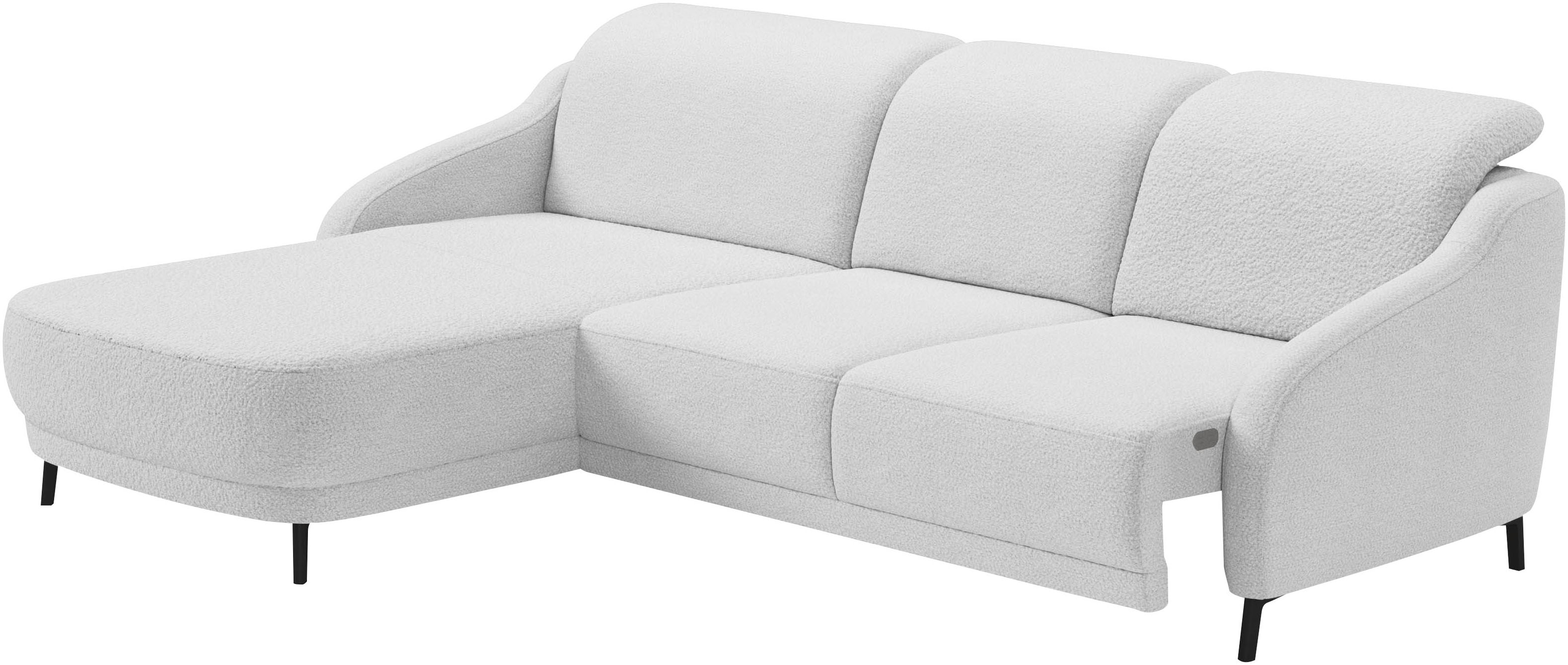Thumbnail - sit&more Ecksofa "Blues L-Form", wahlweise mit Klapptisch und USB