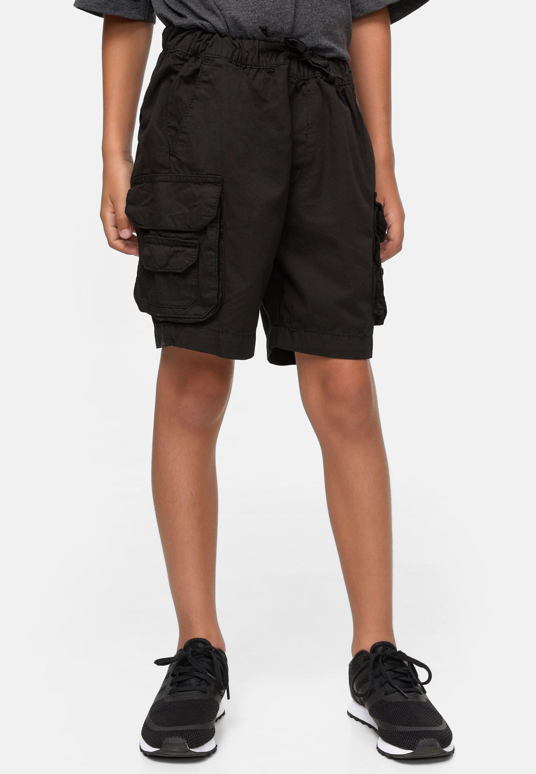 URBAN CLASSICS Cargohose »Urban Classics Herren Boys Double Pocket Cargo Shorts«, (1 tlg.)