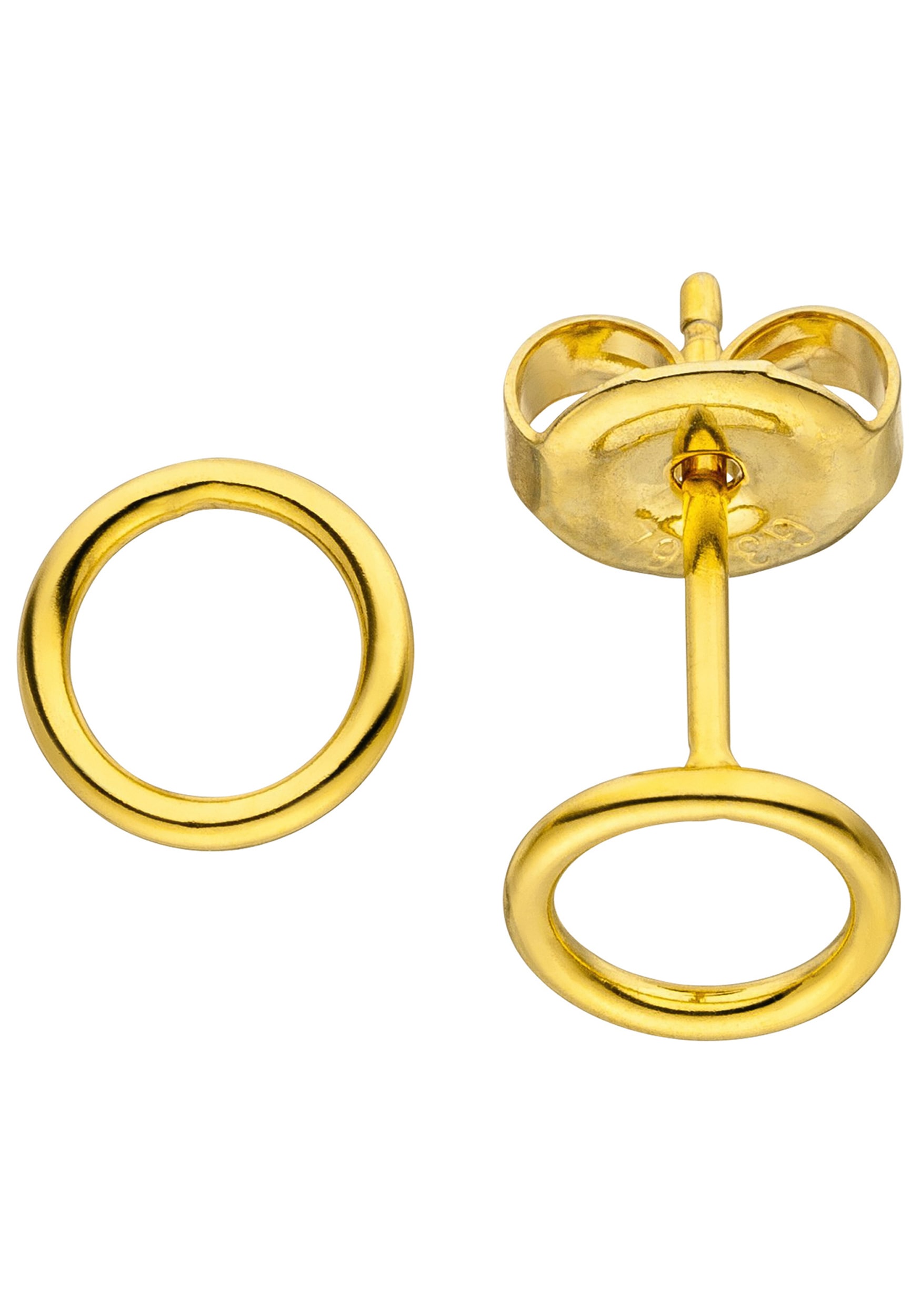 | Edelstahl »Kreis«, Paar goldfarben JOBO BAUR kaufen Ohrstecker