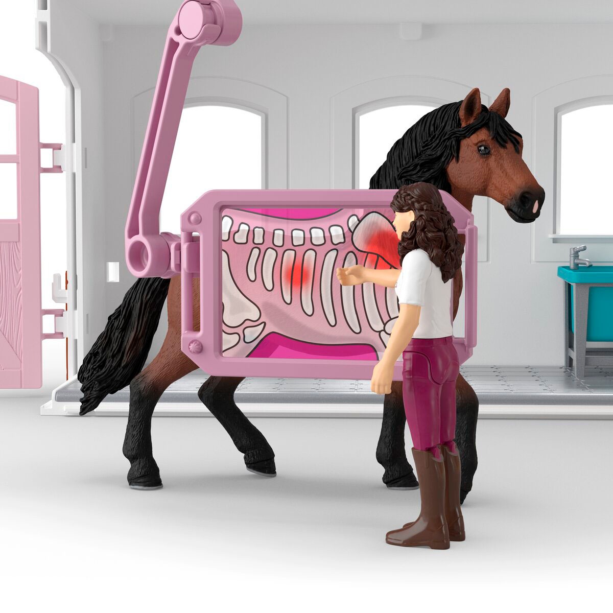 Schleich® Spielwelt »HORSE CLUB, Pferdeklinik Heilende Hufe (42787)«