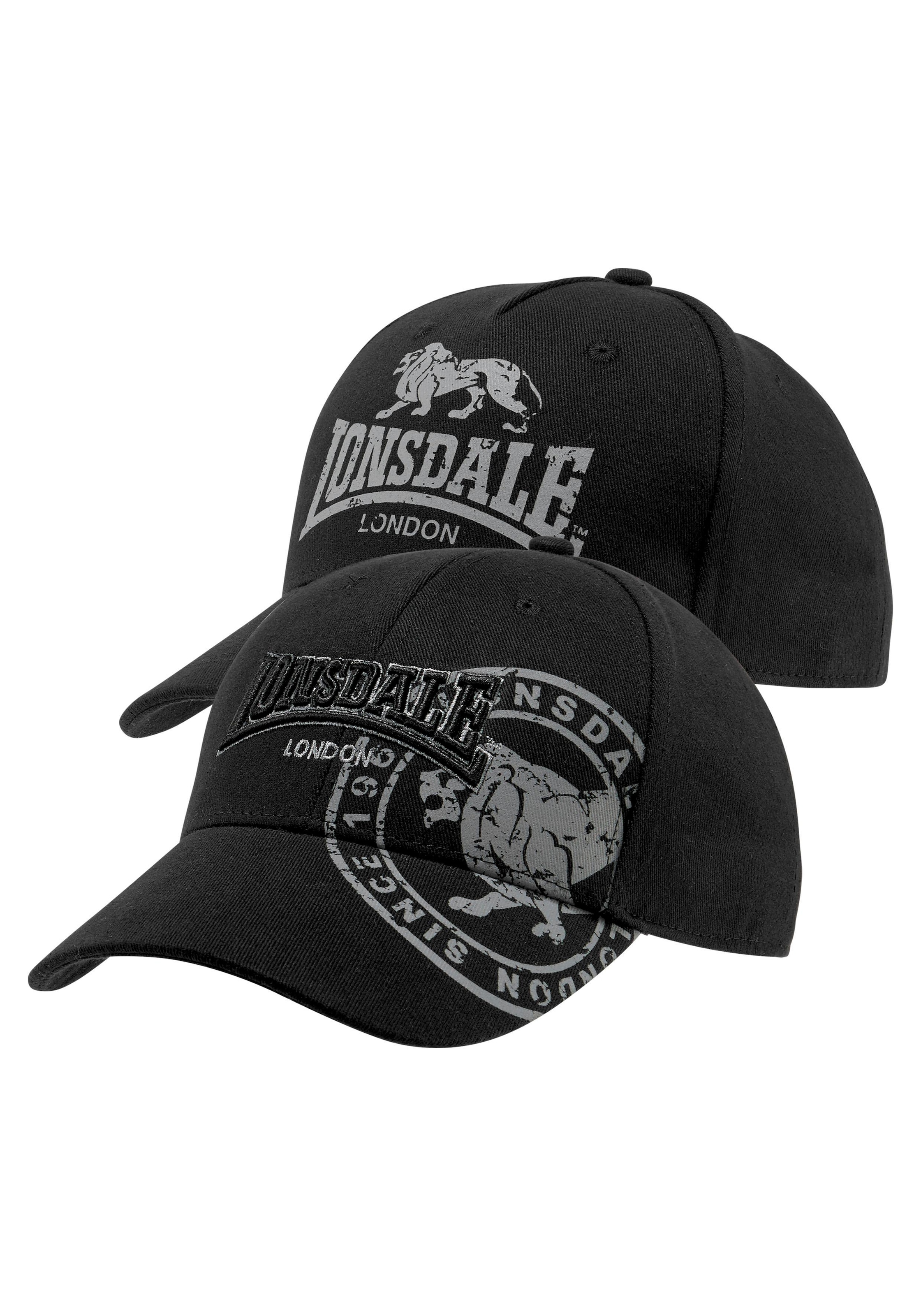 Lonsdale Baseball Cap, (Packung, 2 St., 2er-Pack) auf Rechnung bestellen |  BAUR