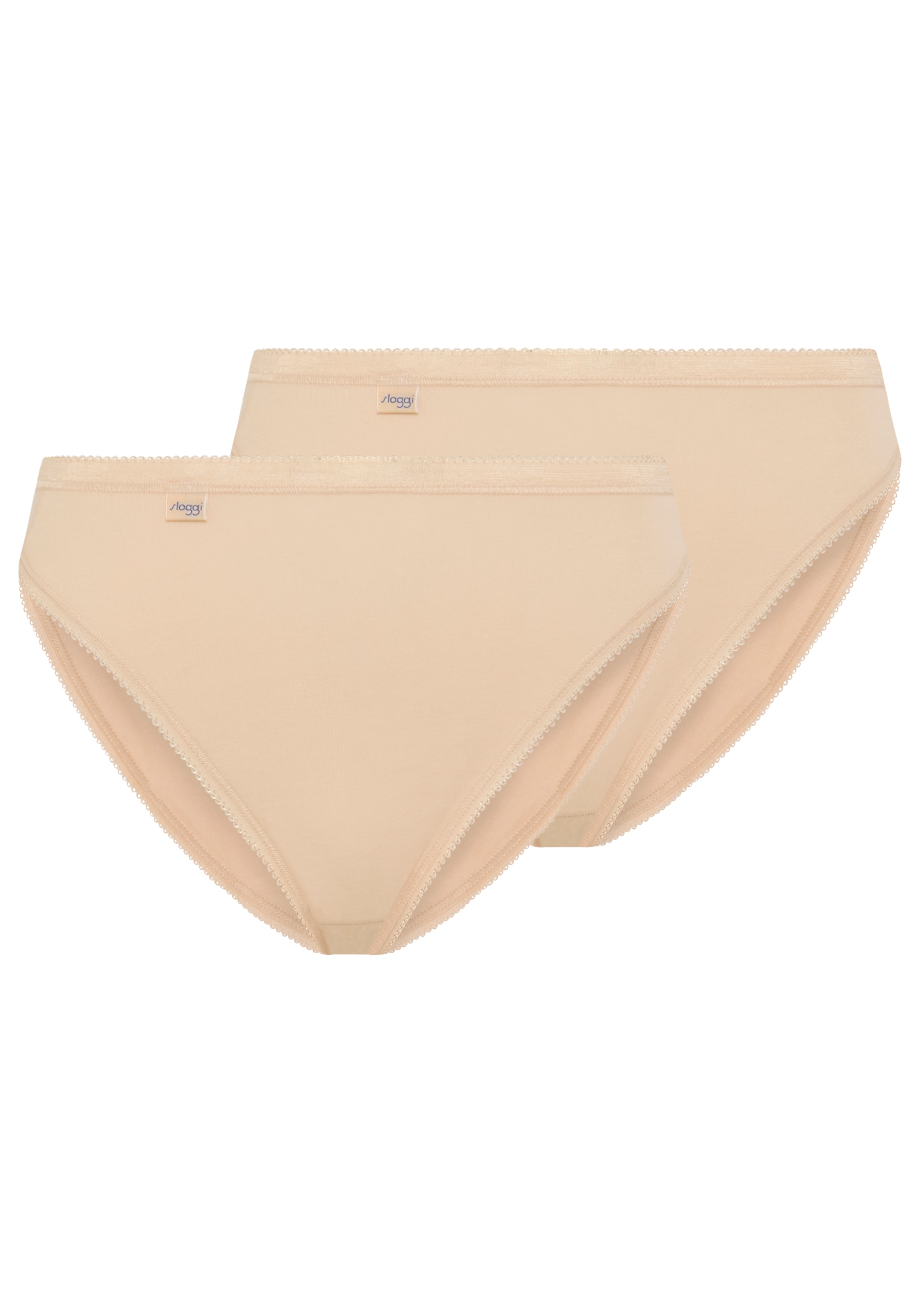 sloggi Tai-Slip "Basic+" 2er Pack, perfekter Sitz, Baumwollmix, elastisch, günstig online kaufen