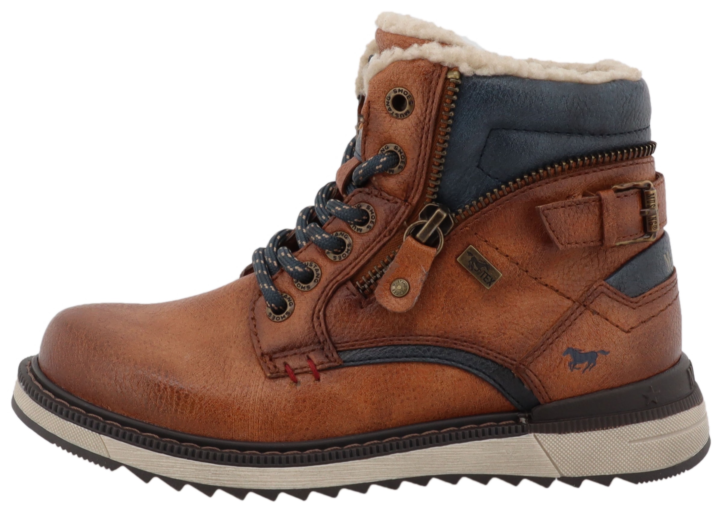 Mustang Shoes Winterboots »Donato«  Schnürboots, Outdoorboots mit TEX-Membrane