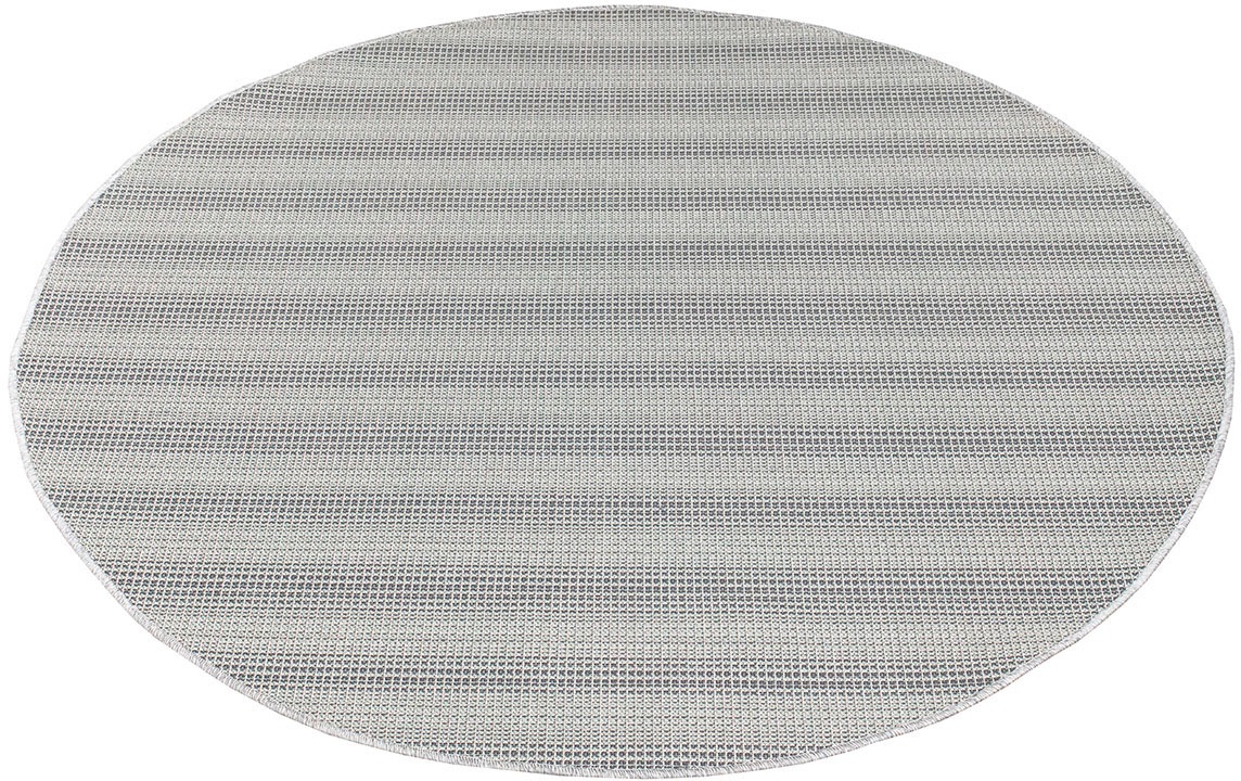 Carpet City Outdoorteppich "PALM3471" rund 5 mm Höhe Wetterfest & UV-bestän günstig online kaufen