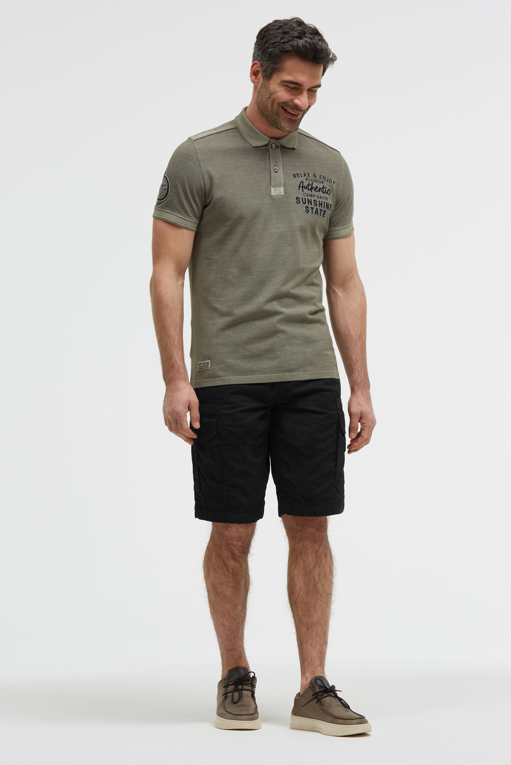 CAMP DAVID Cargoshorts  aus Baumwolle
