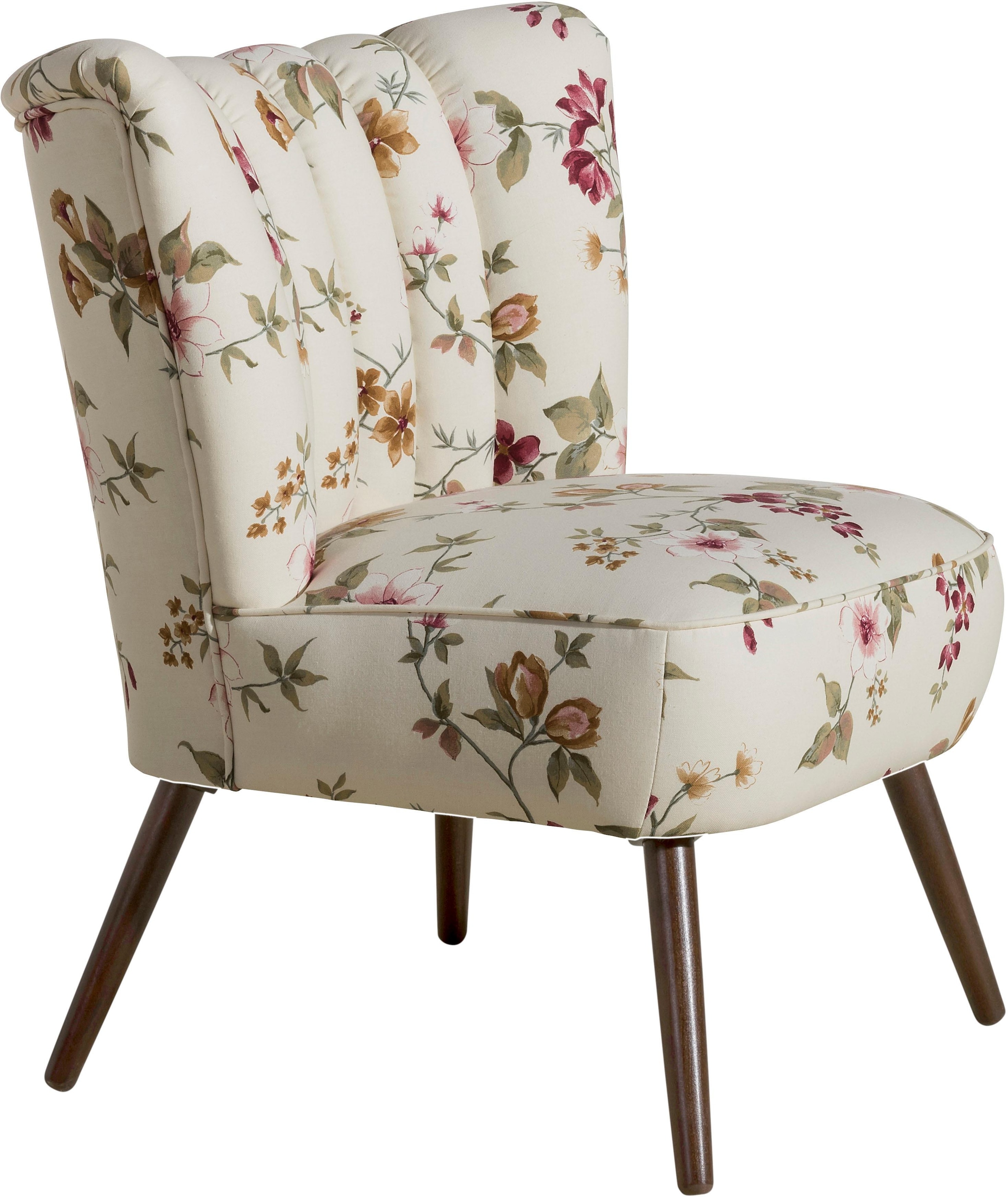 Max Winzer® Sessel »Aspen, Loungesessel«, im Retrostil, mit Blumenmuster