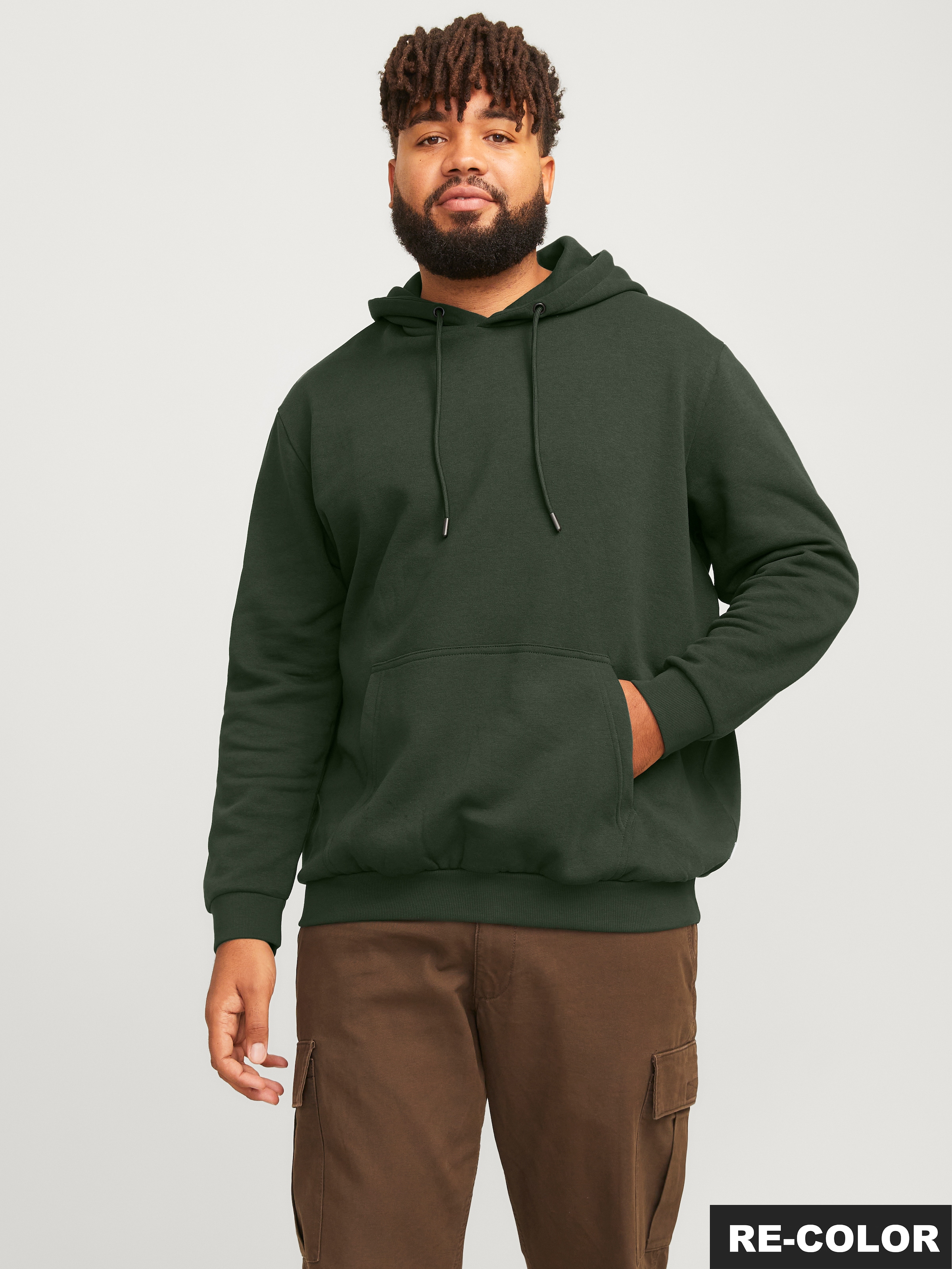 Jack & Jones PlusSize Kapuzensweatshirt "JJEBRADLEY SWEAT HOOD NOOS PLS", m günstig online kaufen