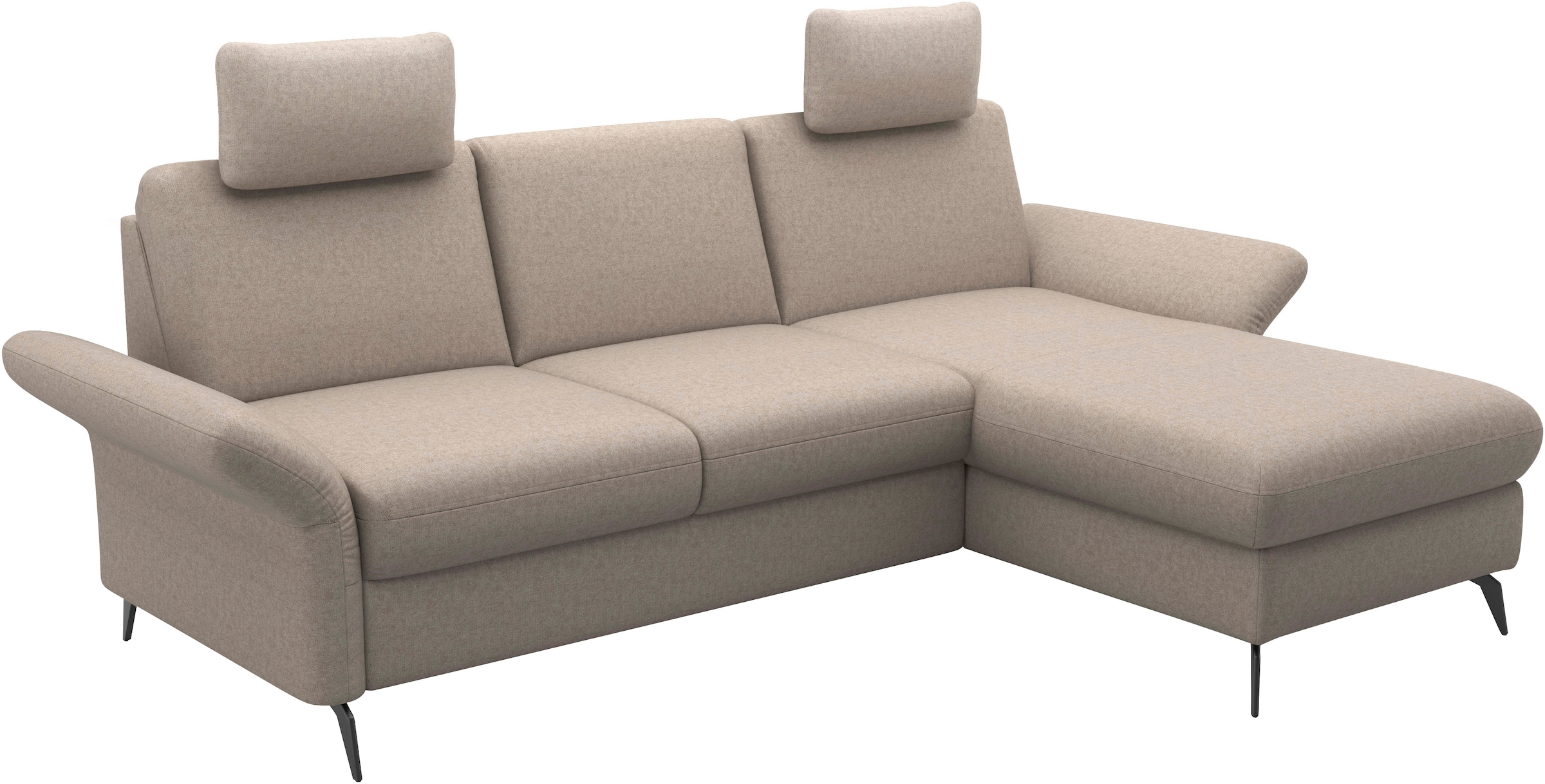 Home affaire Ecksofa »Rochelle«, optional: Armteilverstellung, klappbar, Bettkasen