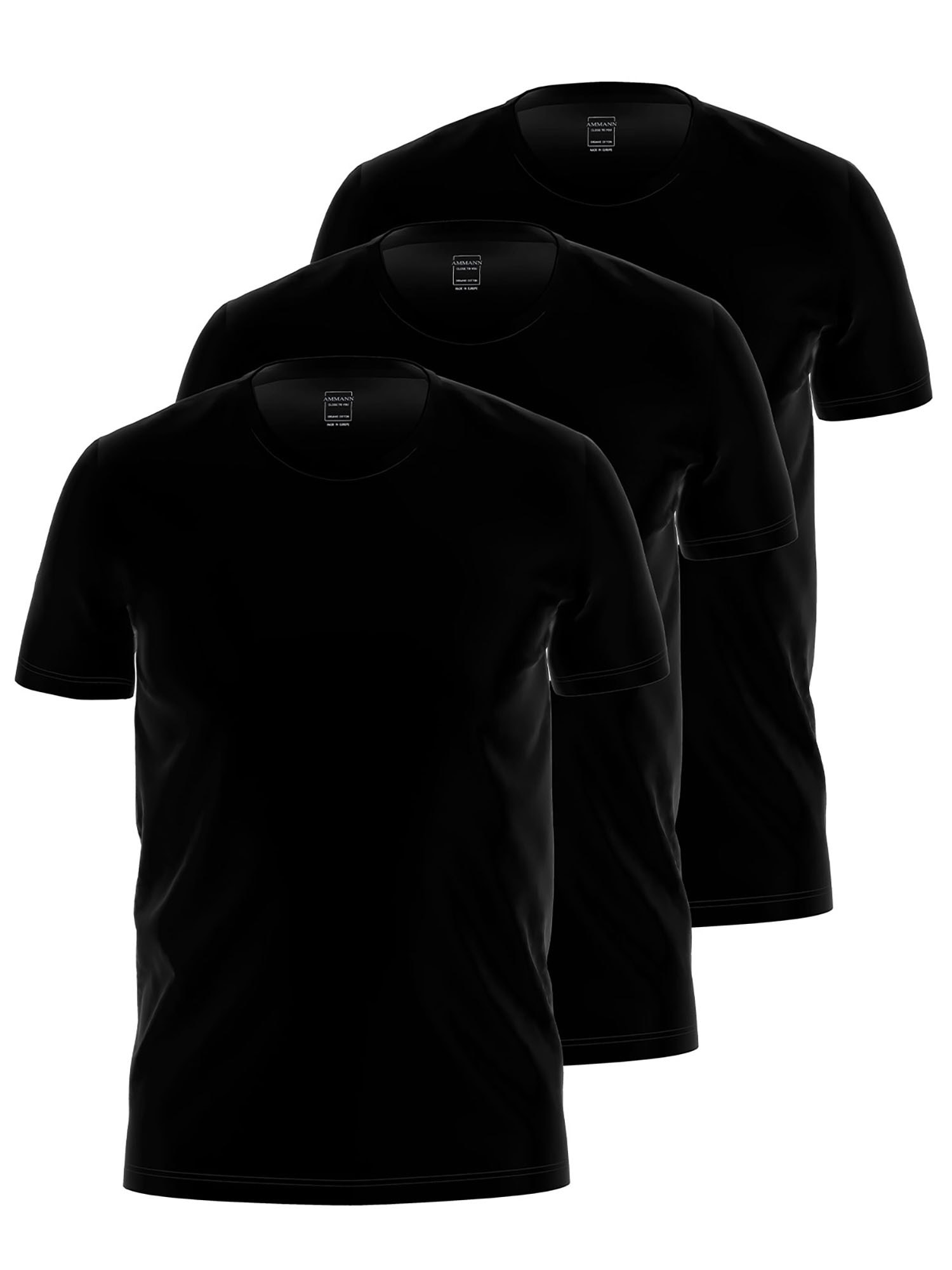 Ammann Unterhemd "3er Pack Shirt 1/2 Arm Day Modern / Close to you"