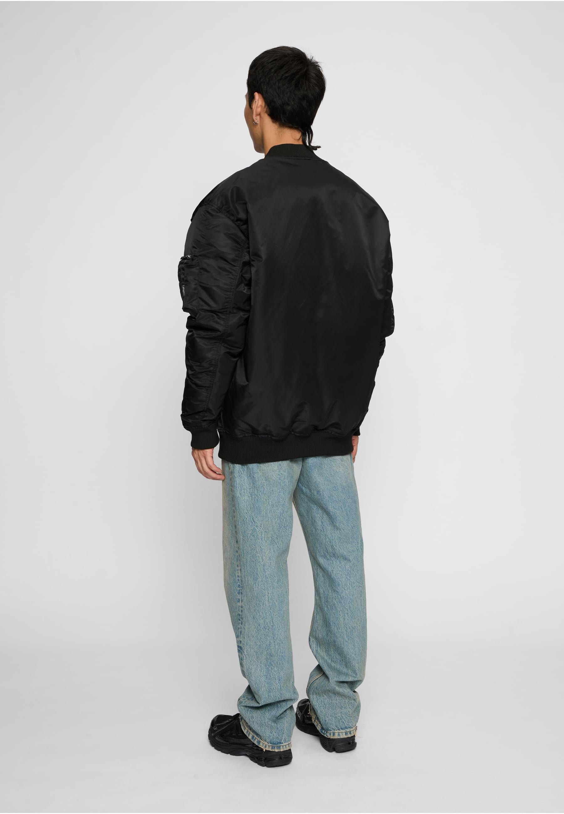 Sean John Bomberjacke »Sean John Herren JM224-008-02 Script Logo Oversize Bomberjacket«, (1 St.), mit Kapuze