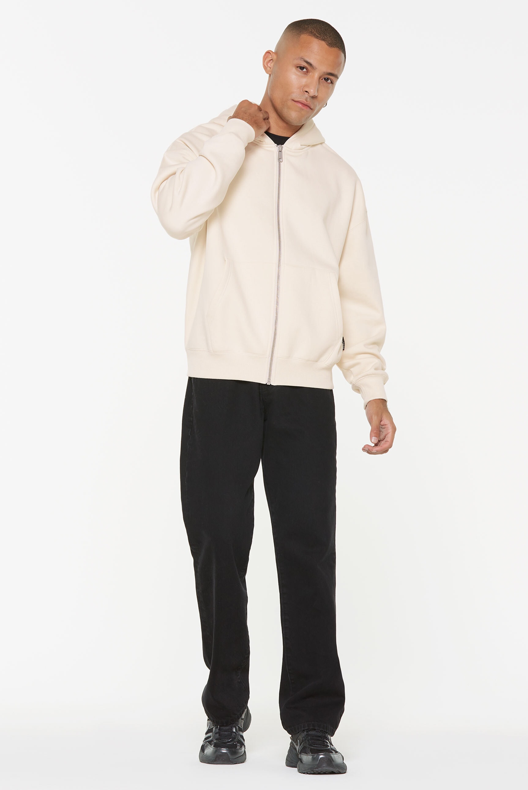 Harlem Soul Kapuzensweatjacke, mit Baumwolle