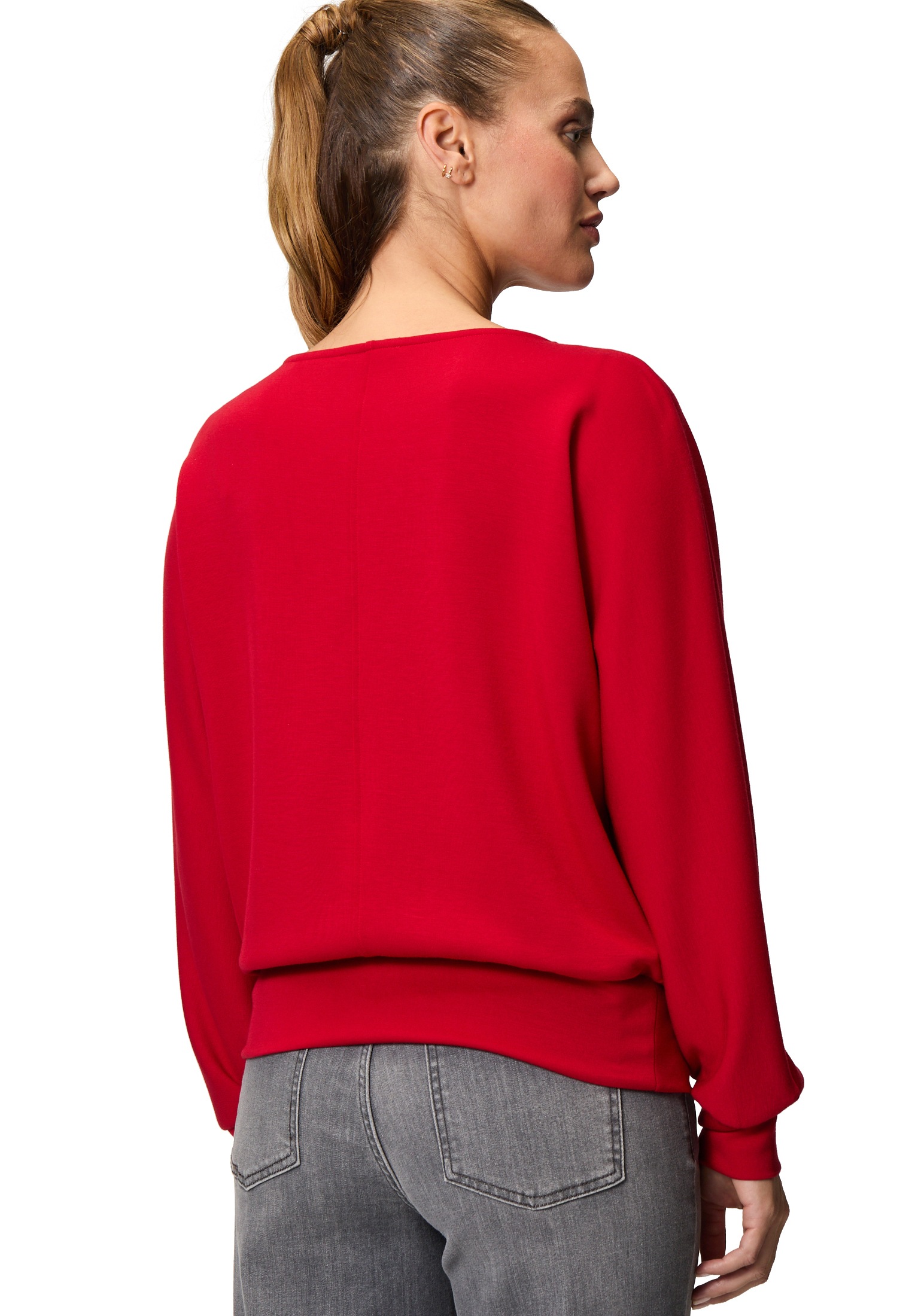 Zero Sweatshirt »zero Sweatshirt mit U-Boot Ausschnitt«, Plain/ohne Details