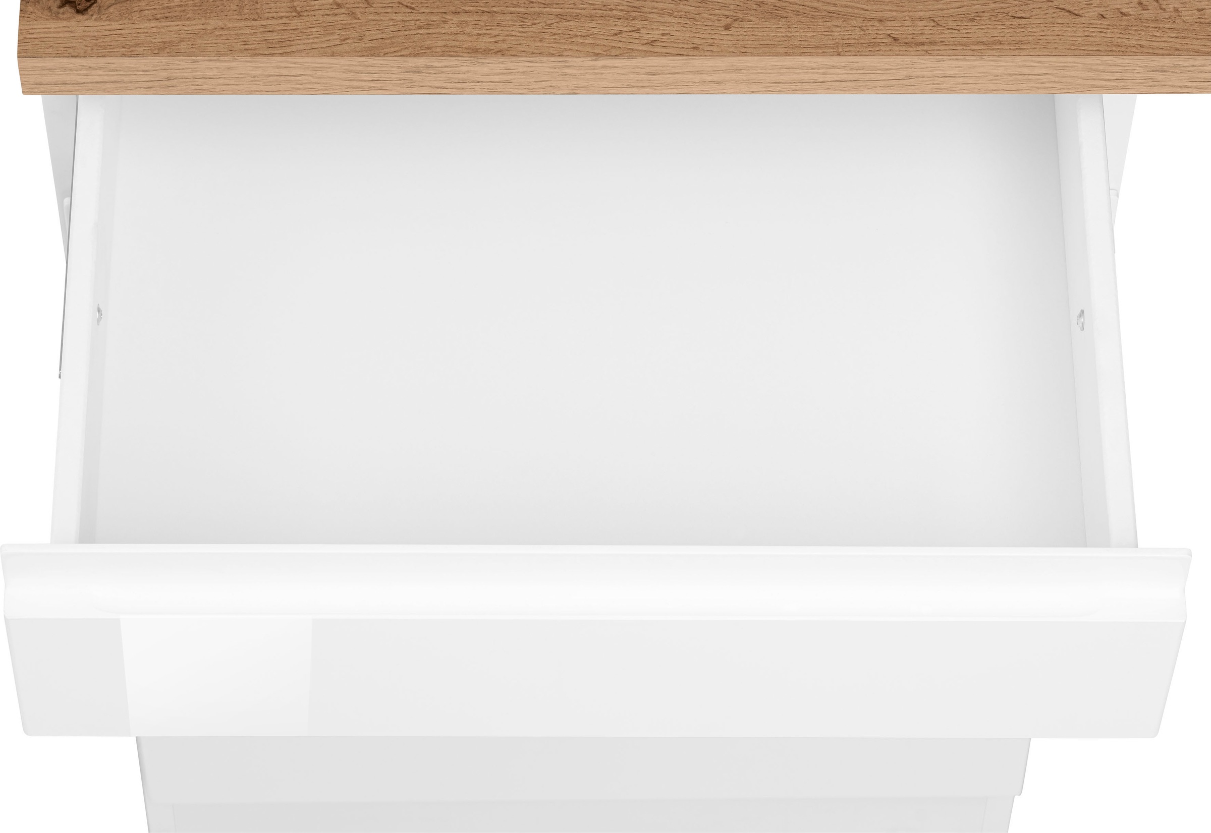HELD MÖBEL Küchenzeile »Virginia«, Breite 390 cm, mit Glaskeramik-oder Induktionskochfeld