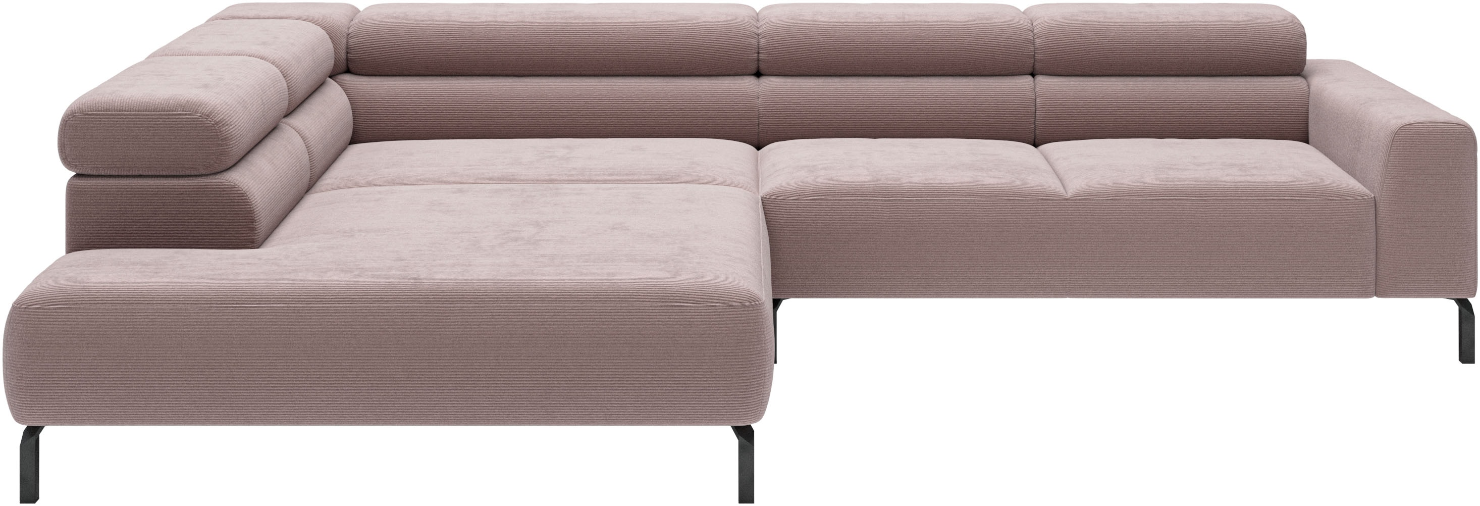 Home affaire Ecksofa "Antonelli, L-Form, incl. Kopfteilverstellung, Breite 312 cm" wahlweise elektrische Sitztiefenverstellung