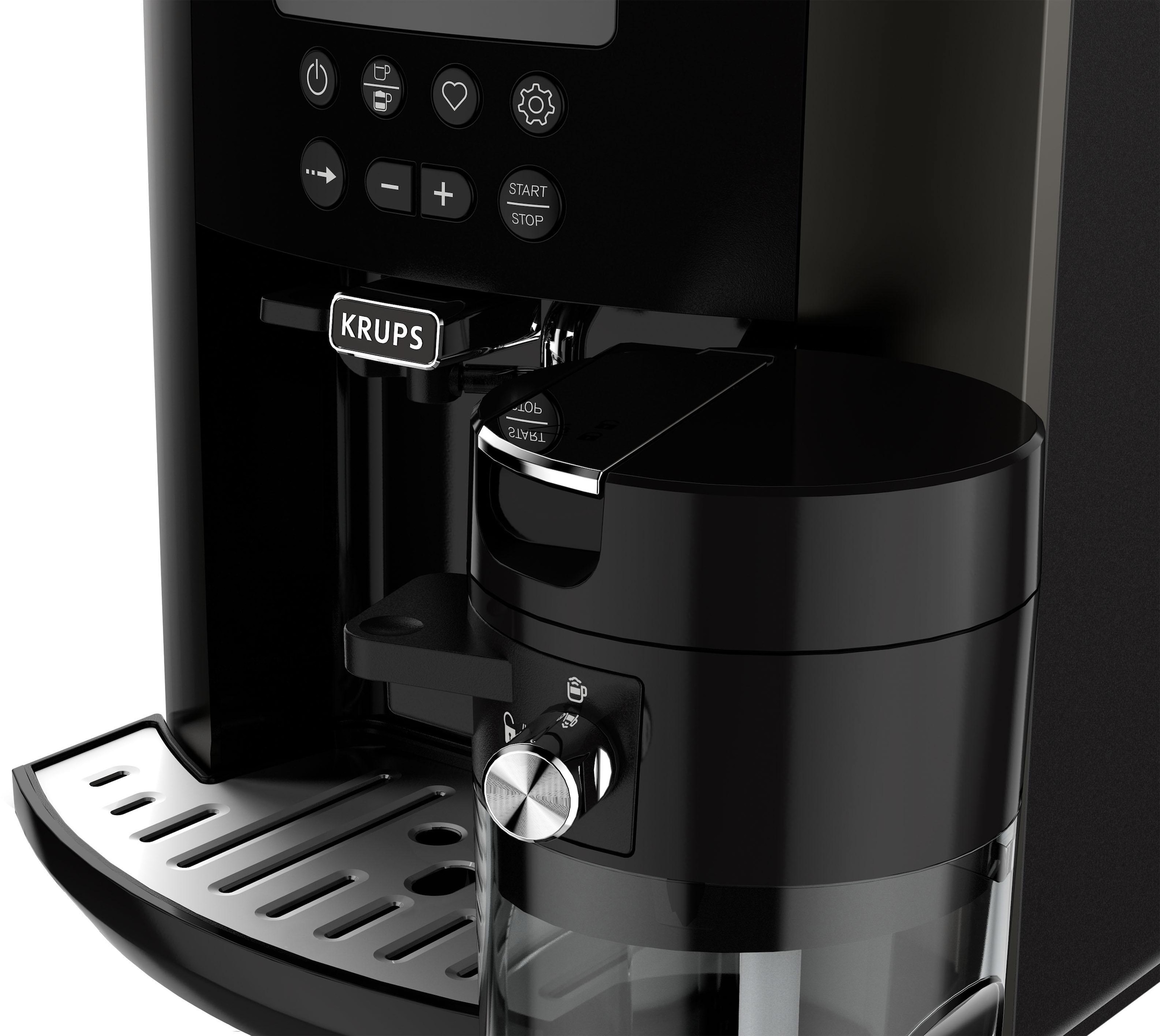 Krups Kaffeevollautomat »EA819E Arabica Pumpendruck: | LCD-Display Rechnung 15 Latte«, Wassertankkapazität: Bar, auf BAUR Liter, 1,7