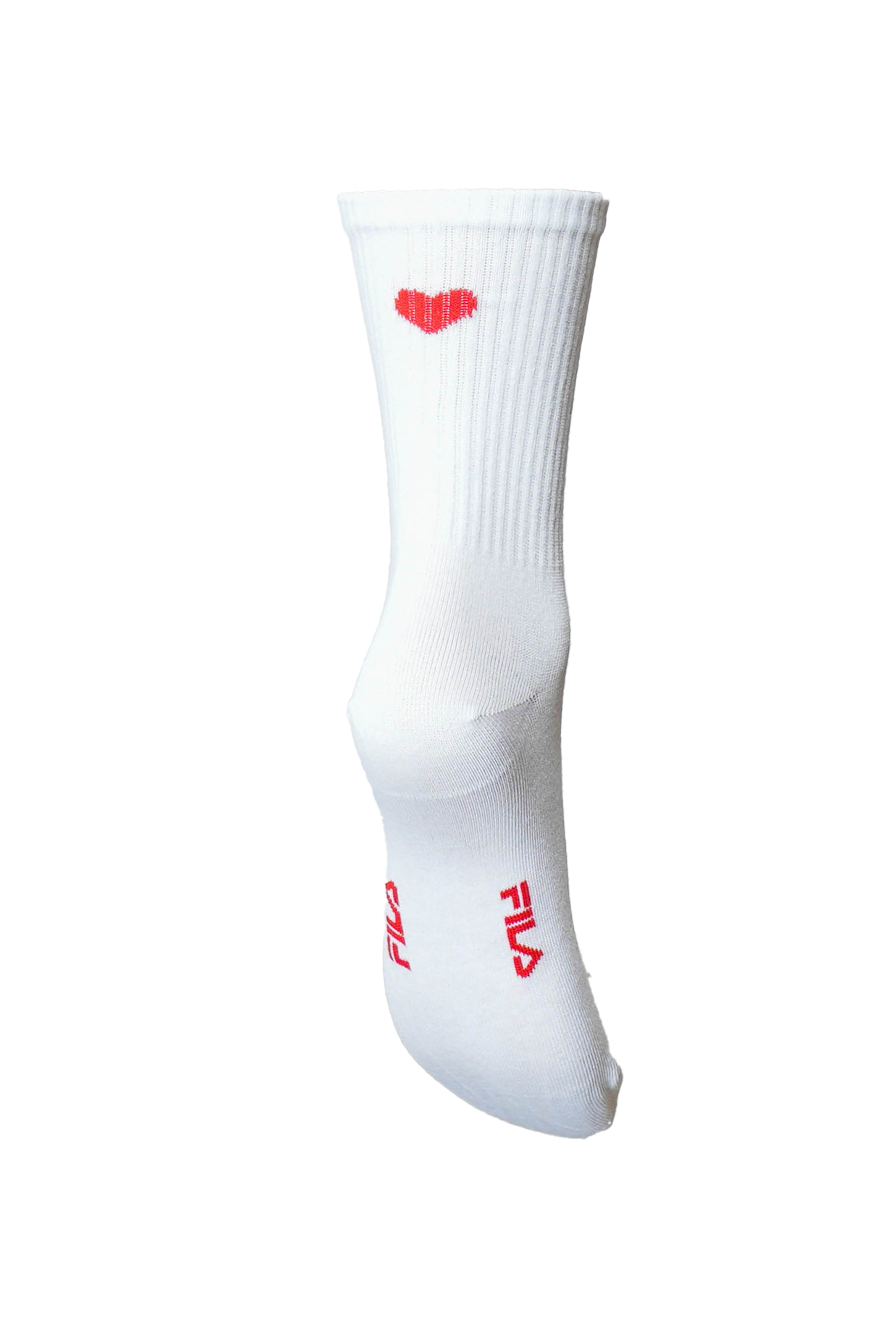 Fila Socken »WOMAN LIFESTYLE NORMAL PLAIN SOCKS« mit Herzdesign