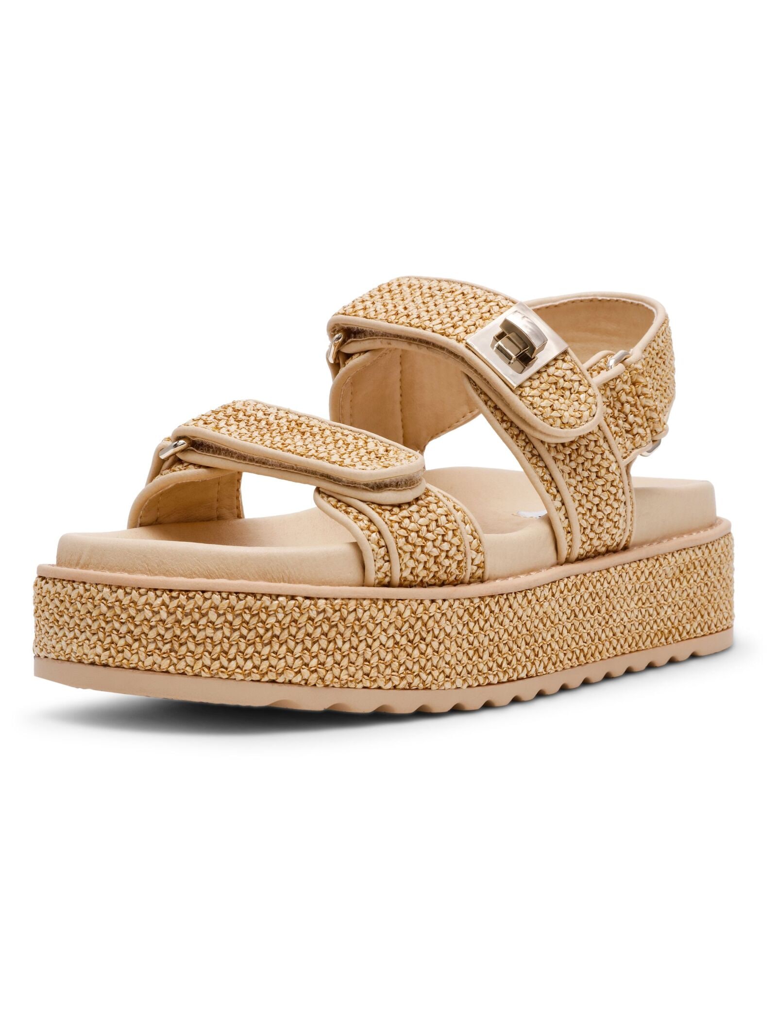 STEVE MADDEN Plateausandaletten "STEVE MADDEN Sandalen Lederimitat" günstig online kaufen
