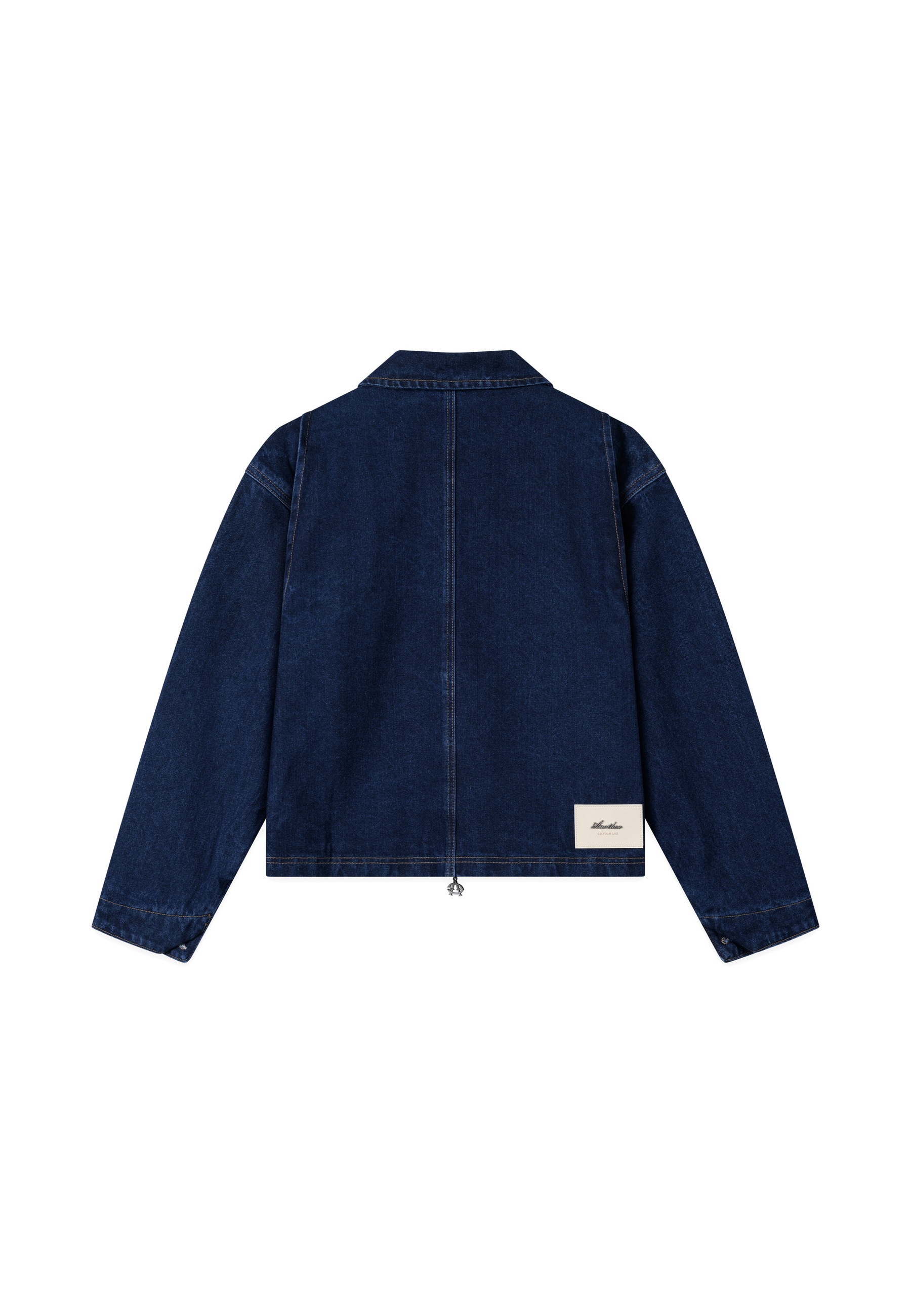 Another Cotton Lab Jeansjacke »Another Cotton Lab Another Indigo Jacket« 1 Stk. tlg. ohne Kapuze