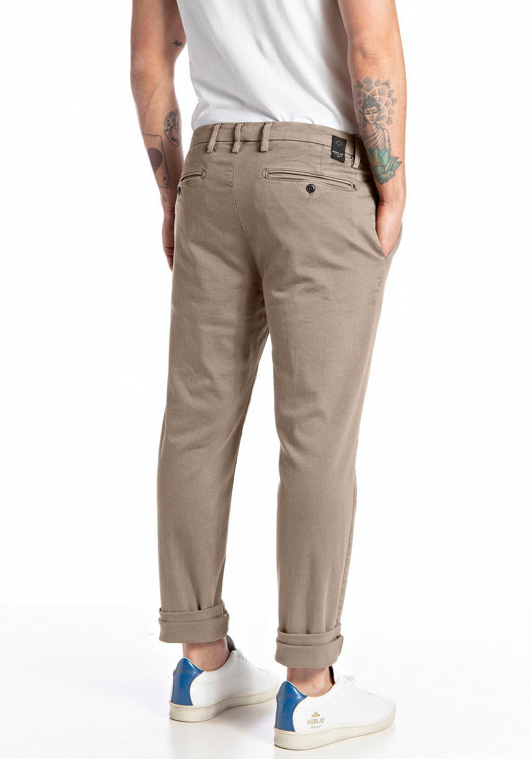 Replay Chinohose "ZEUMAR Hyperflex", im Slim Fit günstig online kaufen