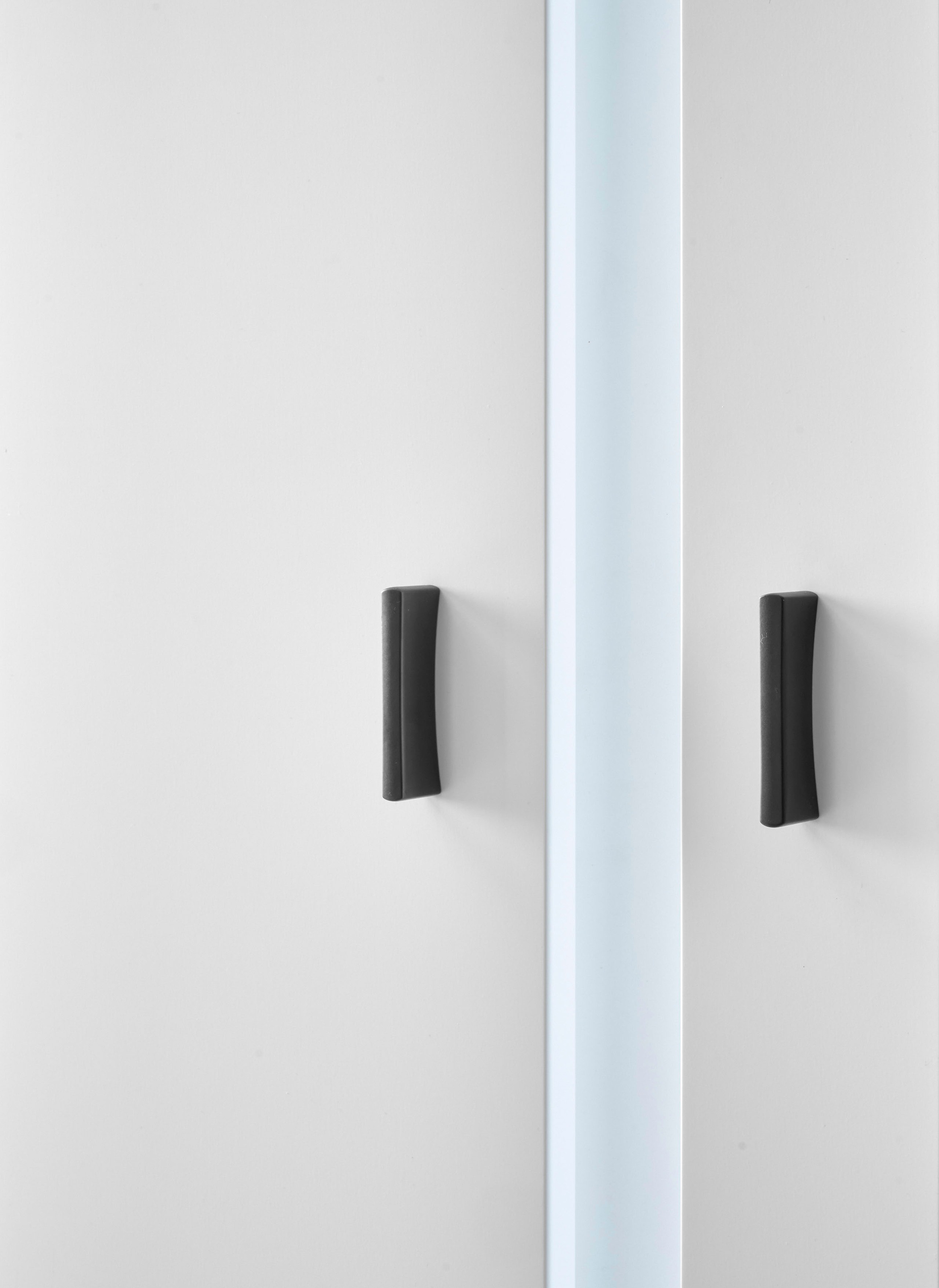 INOSIGN Wohnwand »LONG ISLAND«, (Set, 3 St.), in moderner Trendfarbe,inklusive senkrechter Beleuchtung,Breite 290 cm