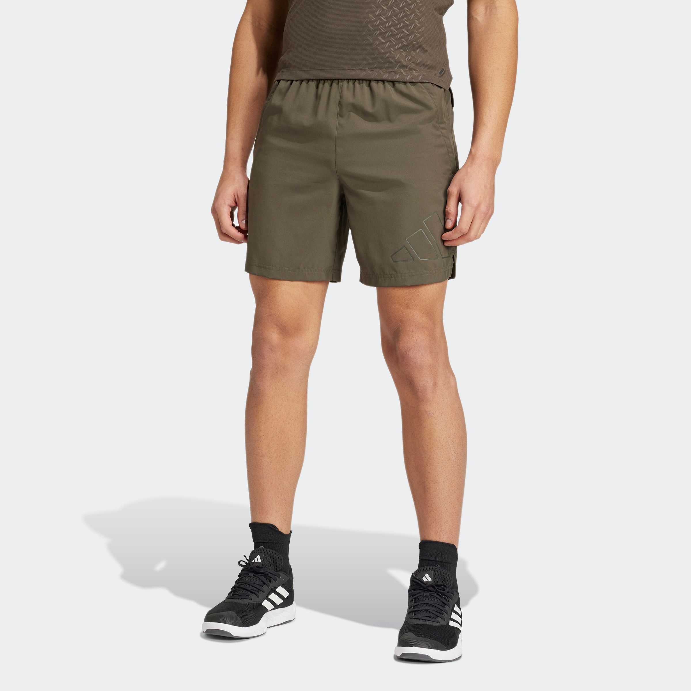 Herren Shorts "M BL SHO", grün, Gr. M, ADIDAS PERFORMANCE, Obermaterial: 100% Polyester, Hosen