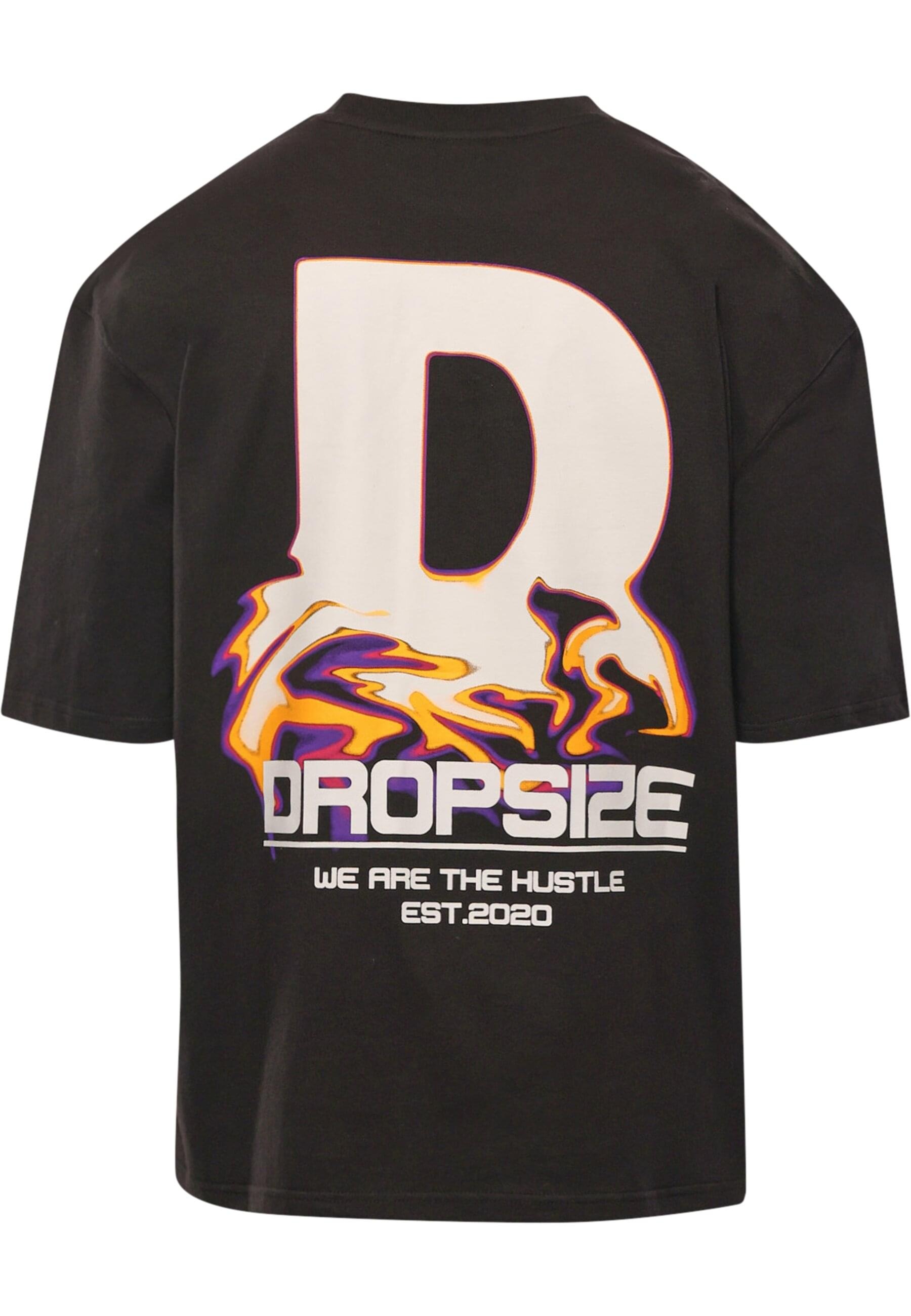 Dropsize T-Shirt "Dropsize Dropsize Heavy Oversize Melting Logo T-Shirt" 1 günstig online kaufen