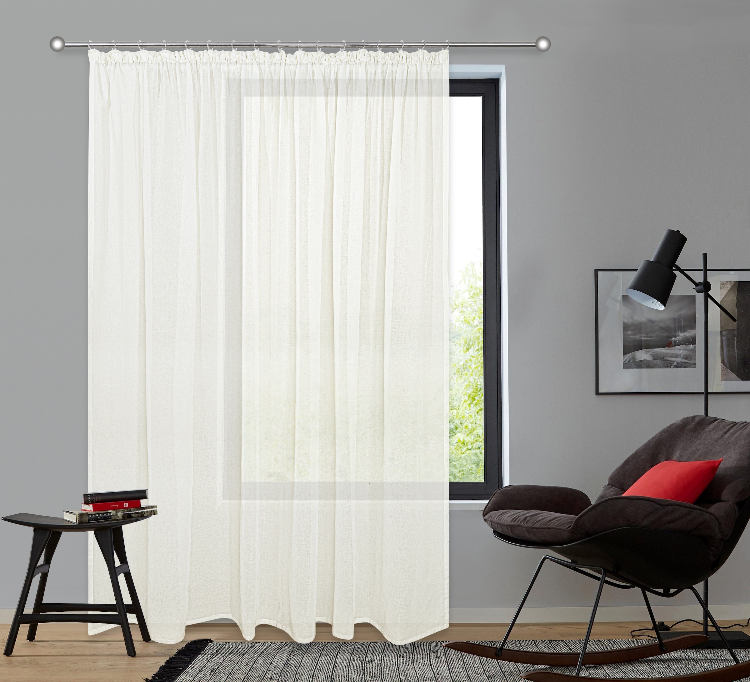 OTTO home Gardine "Dolly" Kräuselband 1 Stk. tlg. Bestseller, Store, extra Breite ab 3 Meter