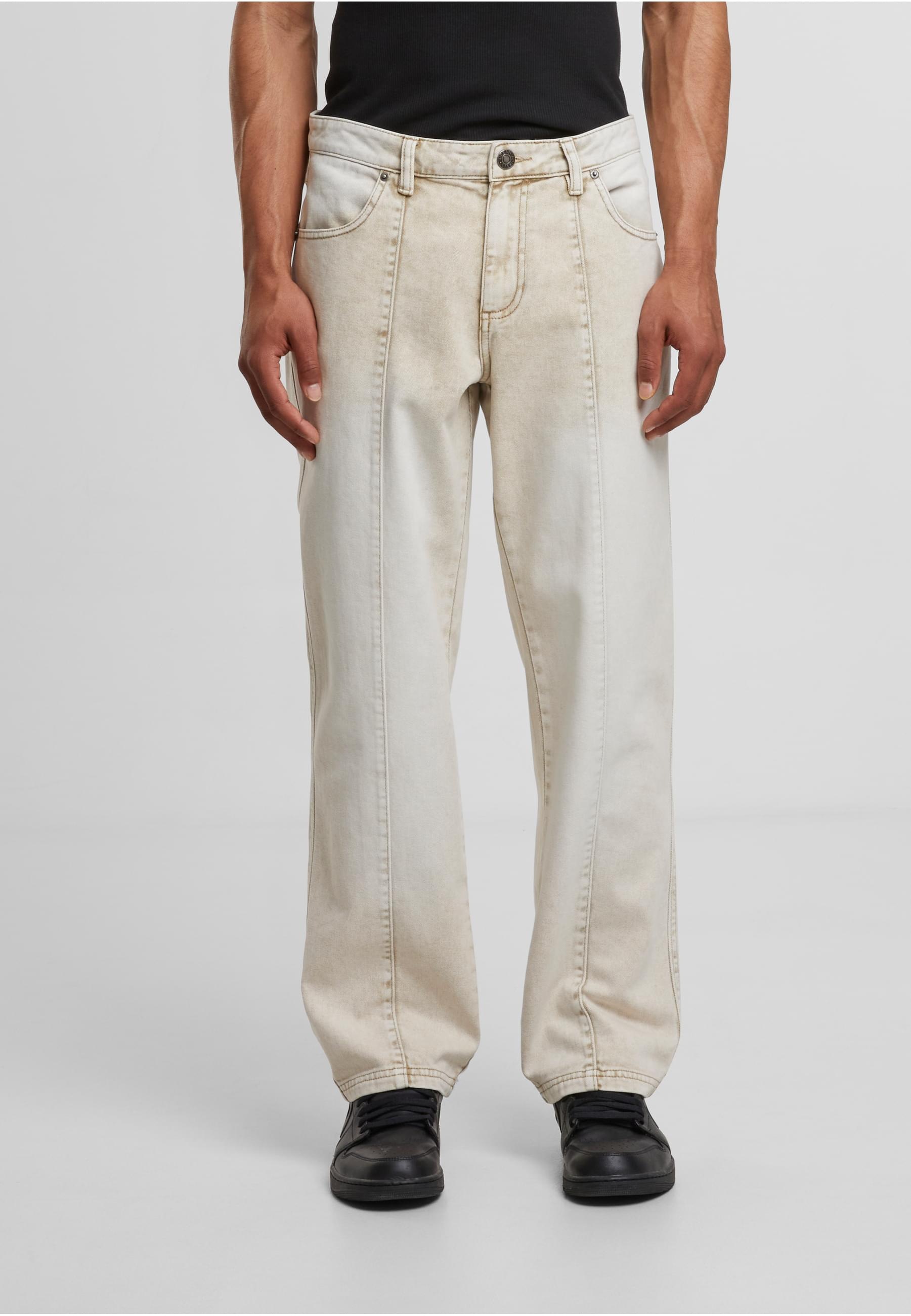 URBAN CLASSICS Bequeme Jeans »Urban Classics Wide Leg Denim With Dividing Seams«