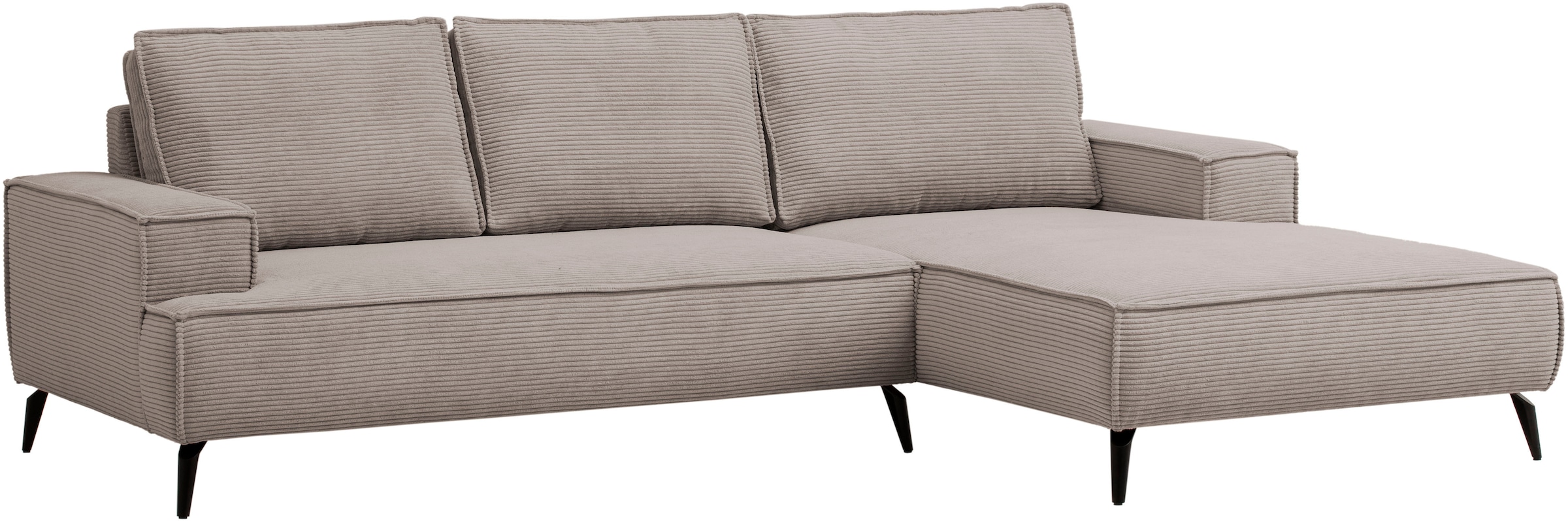 andas Sitzgruppe »TVINNU, Polsterecke L-Form, Schlaffunktion, mit Hocker«, (Set, 2 tlg.), stellbar zum Schlafsofa (Krokodilverbinder)