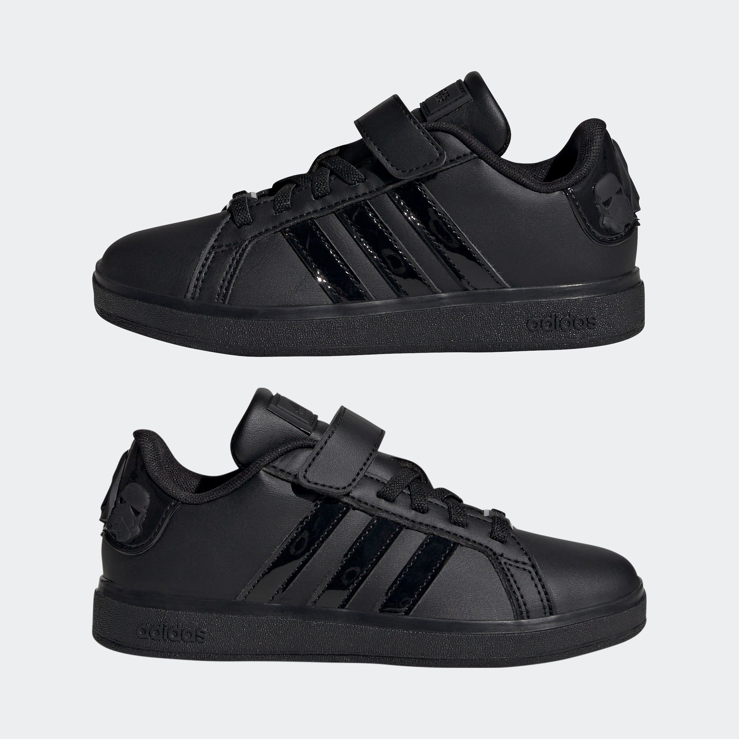 adidas Sportswear Sneaker »ADIDAS STAR WARS GRAND COURT 2.0 KIDS SCHUH«, Design auf den Spuren des adidas Superstar