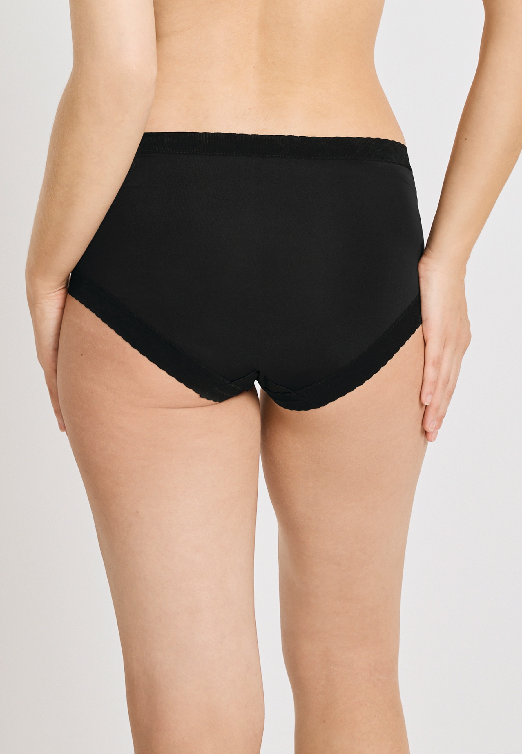 Thumbnail - Jockey Slip "Soft Stretch Lace" 3er Pack, florales Muster, dehnbare Spitze