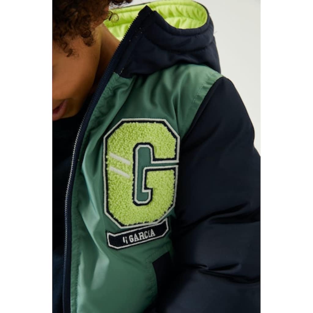 Garcia Outdoorjacke, mit Kapuze, im College-Look, for BOYS