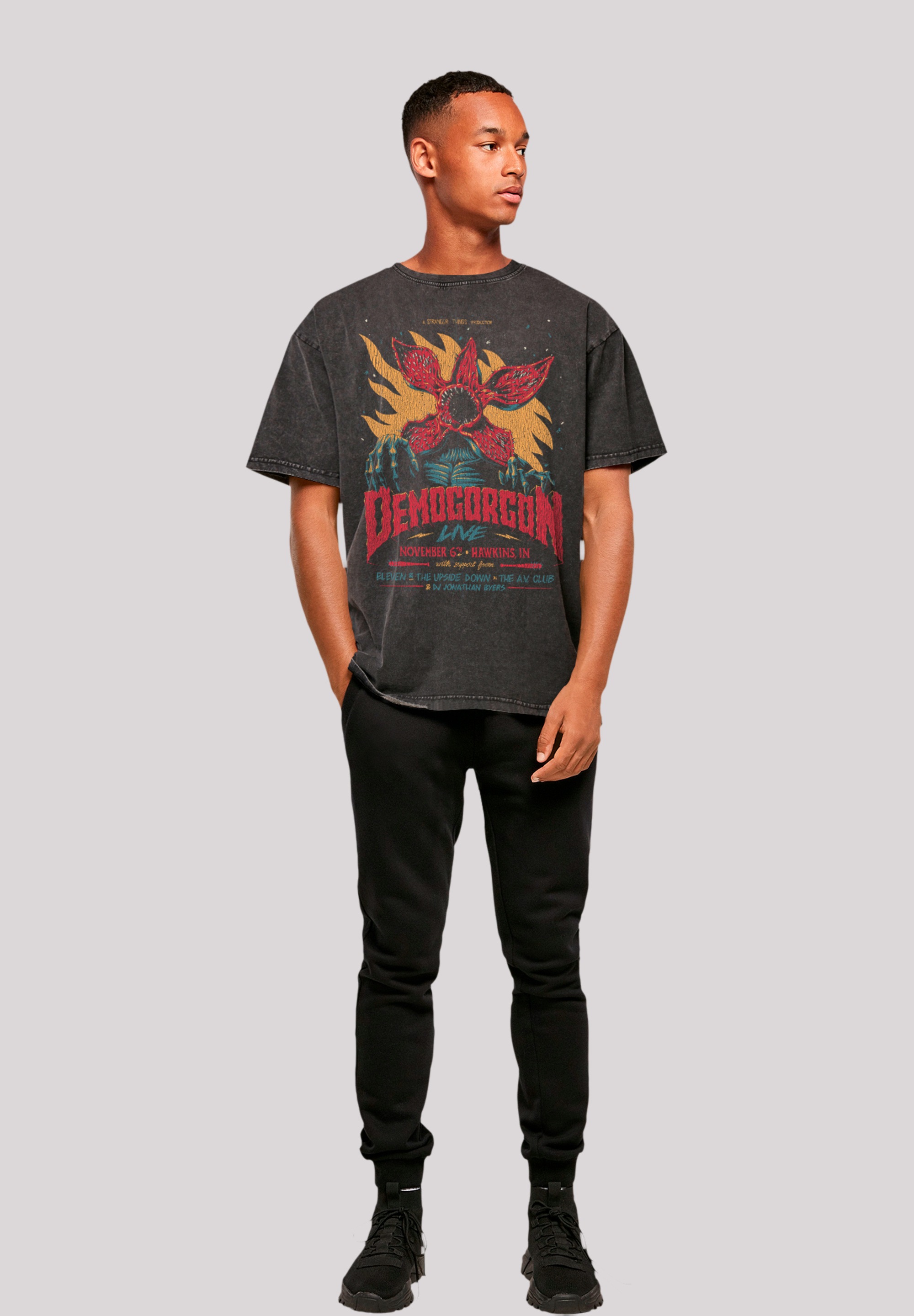 F4NT4STIC T-Shirt »Stranger Things Demogorgon Poster Netflix TV Series«, Premium Qualität