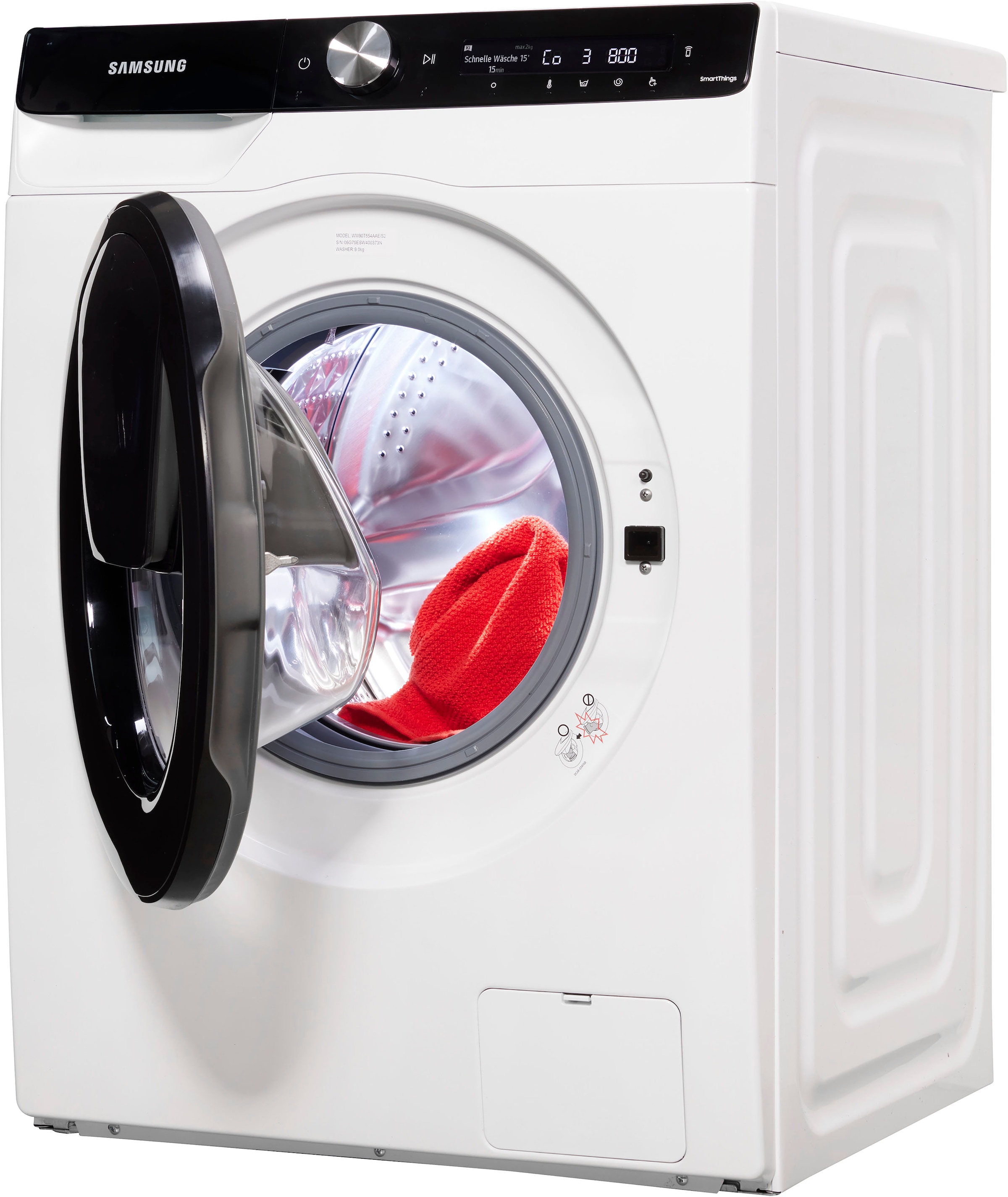 Samsung Waschmaschine »WW90T554AAE«, WW90T554AAE, 9 kg, 1400 U/min, AddWash  | BAUR