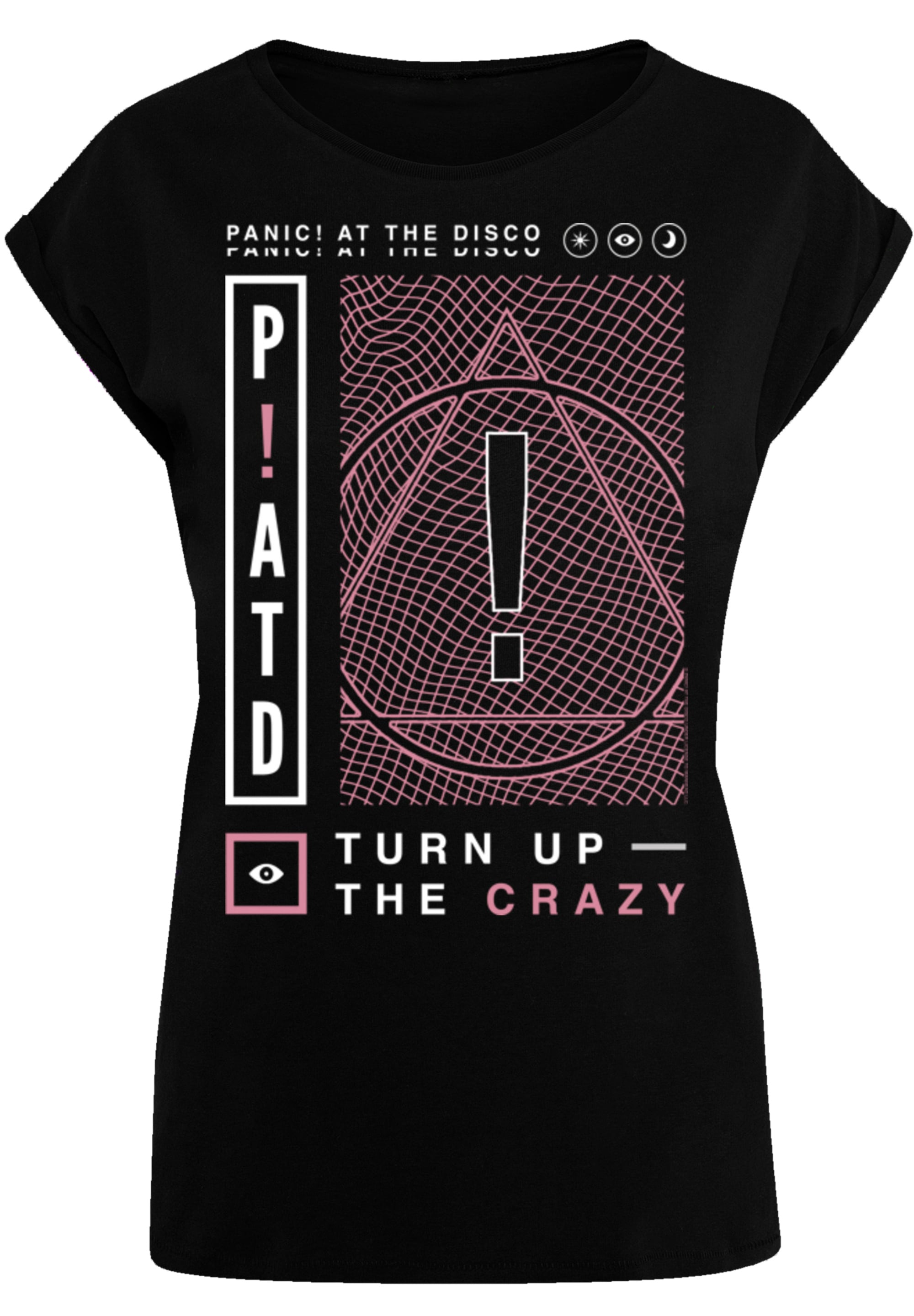 F4NT4STIC T-Shirt »Panic At The Disco Turn Up The Crazy«, Premium Qualität