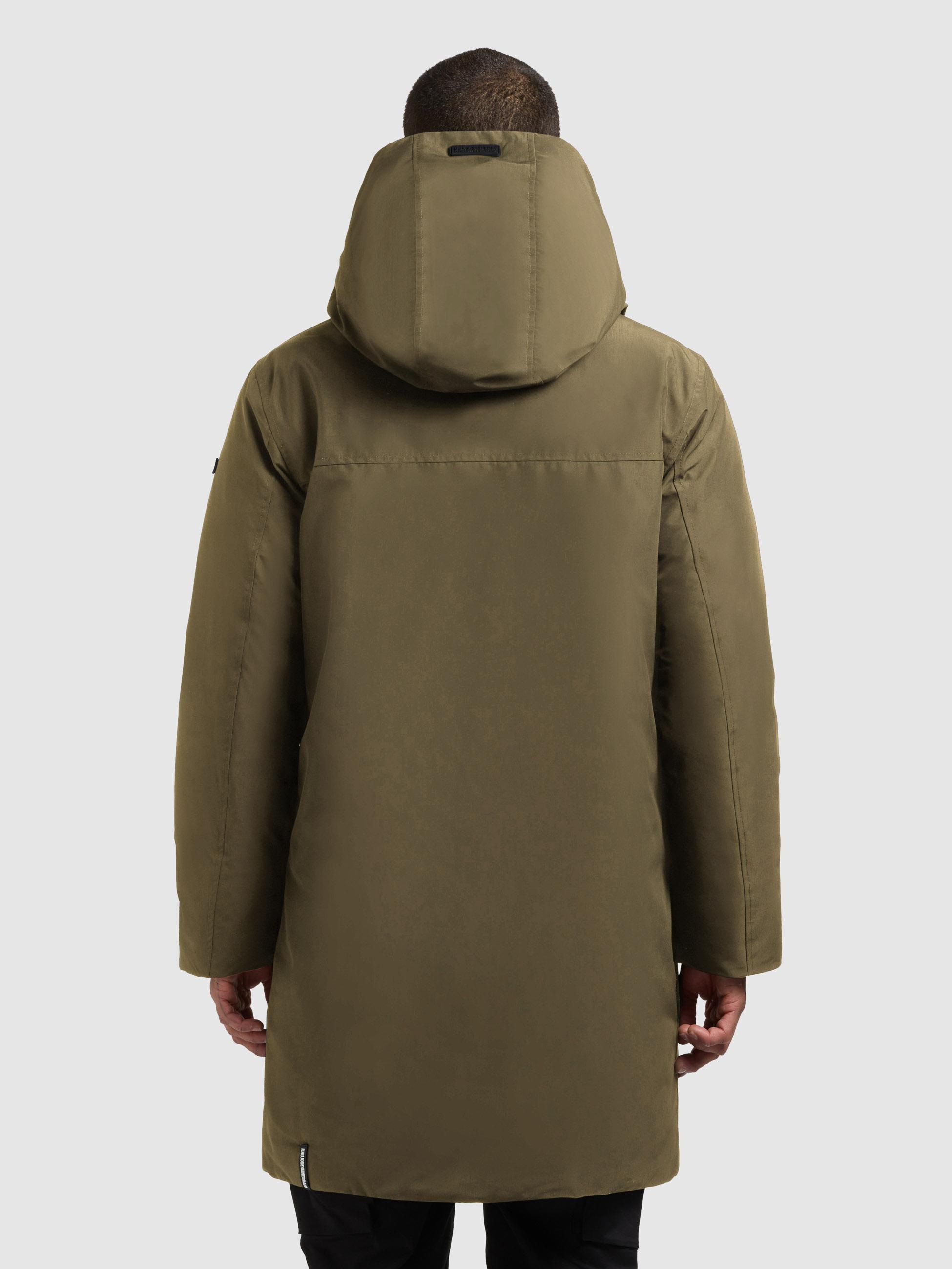 khujo Wintermantel »Fogg« Langer Herren Mantel mit magnetischen Details